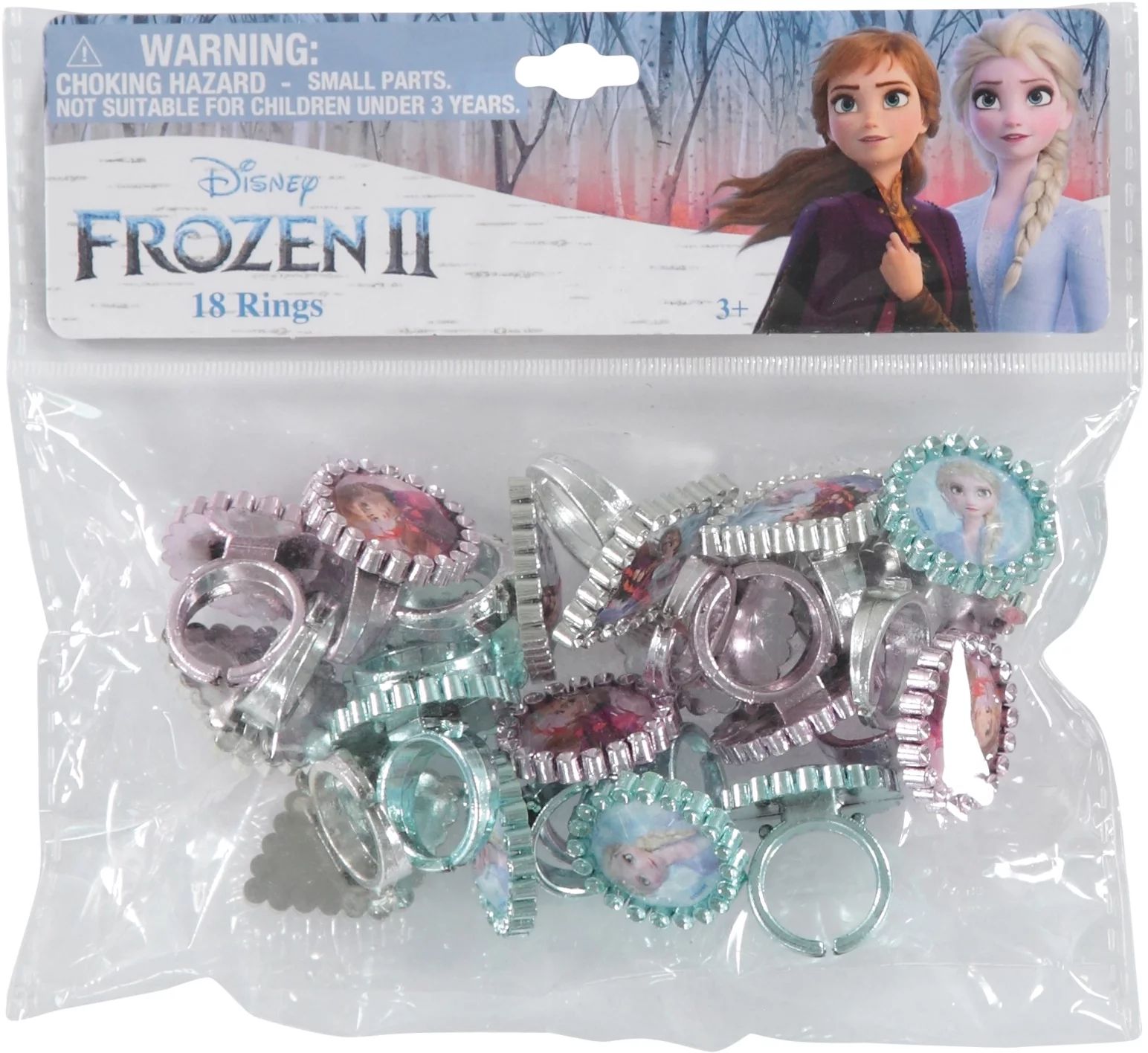 Frozen II Party Favor Rings, 18 Piece Set | Walmart (US)