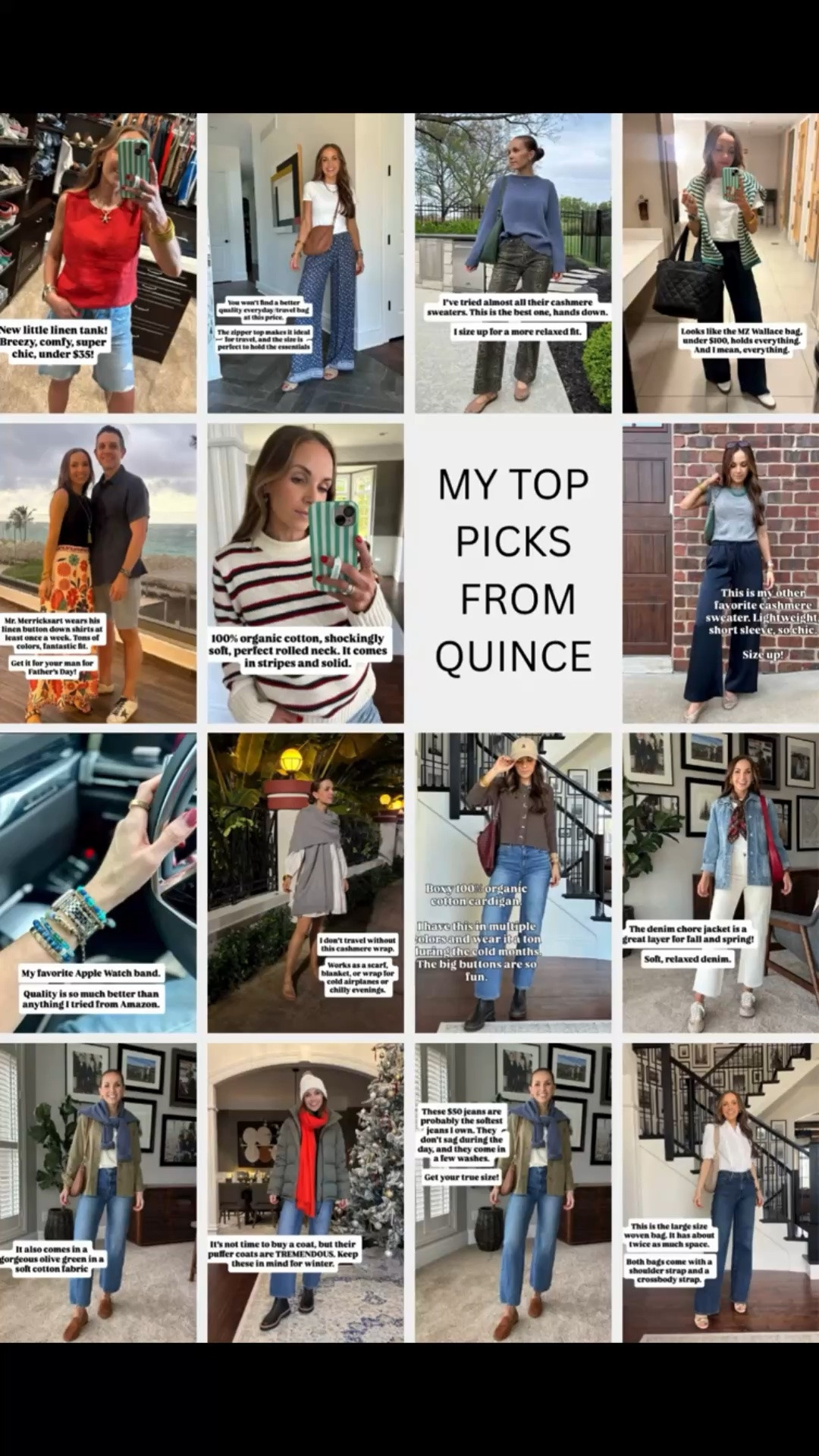 I’ve tried so many pieces from Quince and these are my top favorites @Quince ￼