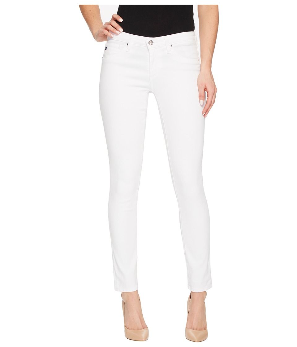 AG Adriano Goldschmied - The Legging Ankle in White (White) Women's Jeans | Zappos