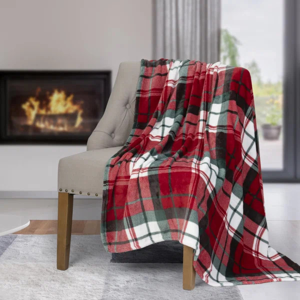Premium Printed Super Soft Lightweight Cozy and Functional Classic Holiday Throw | Wayfair North America