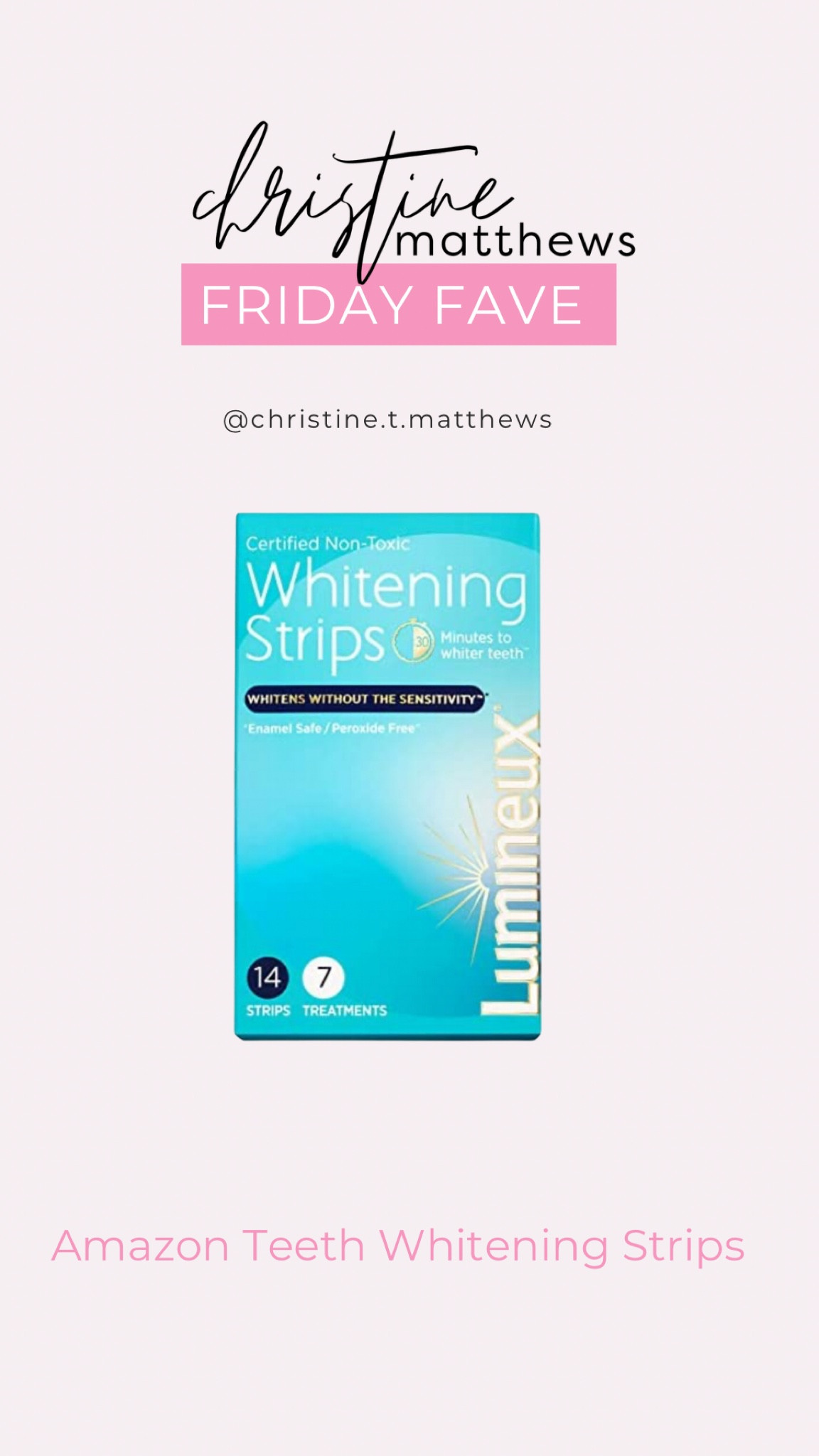 The only white strips I have found that actually work and don’t make my teeth too sensitive!


#LTKFind