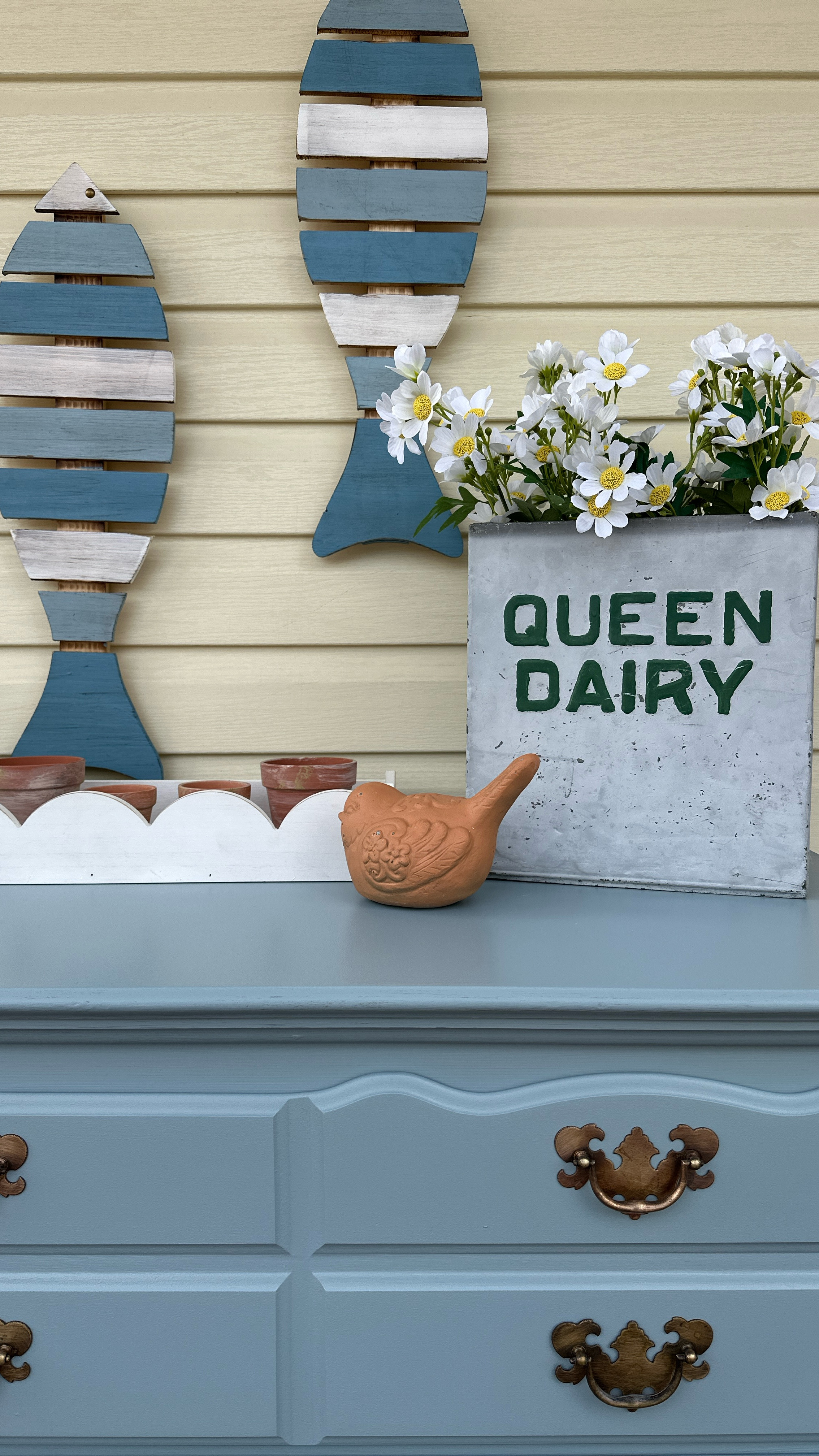 Deck decor and patio decor doesn’t have to be complicated! Refresh a piece of furniture and add some cute accessories for a budget-friendly upgrade. 

cottage | lake house | beach house | solar lights | lantern | paint | fish | coastal | blue | furniture paint | outdoor living | curb appeal | buffet | tv stand | dry bar 



#LTKHome #LTKFamily #LTKFindsUnder50