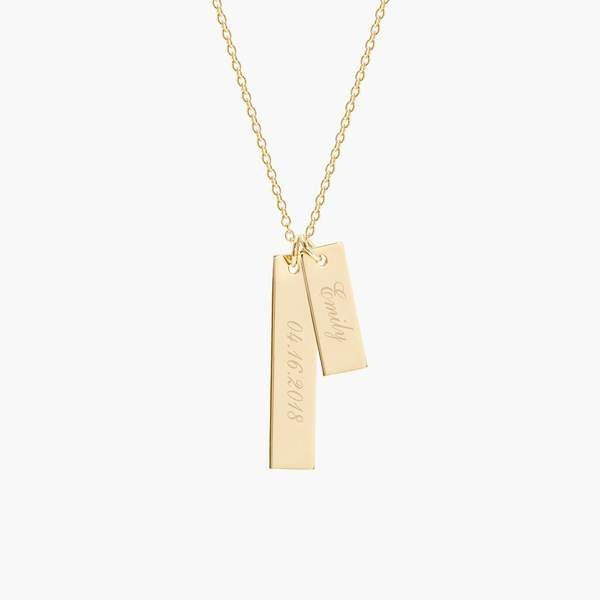 Double Bar Necklace | Brook and York