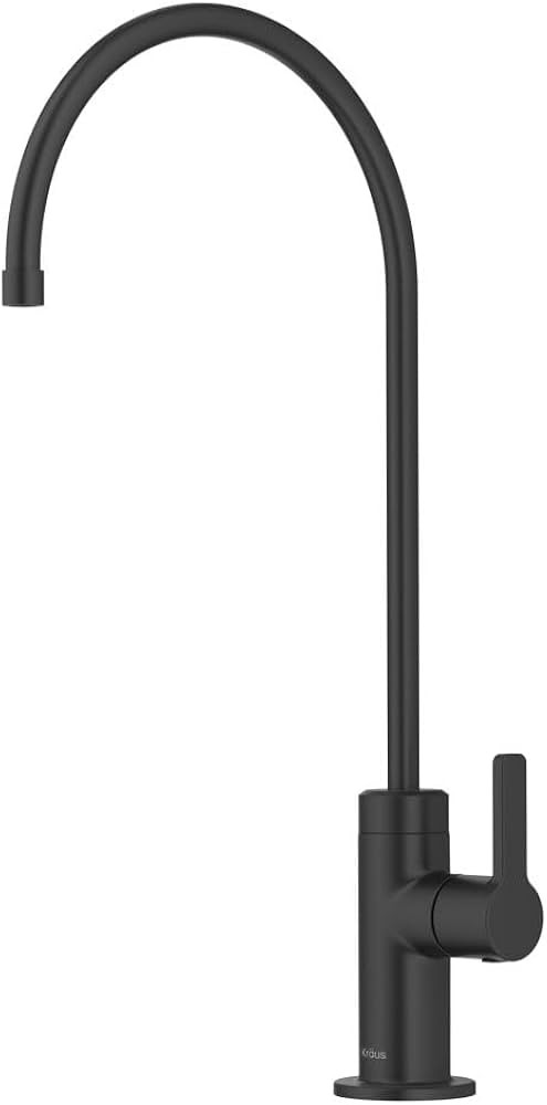 KRAUS Oletto Single Handle Drinking Water Filter Faucet for or Water Filtration System in Matte B... | Amazon (US)