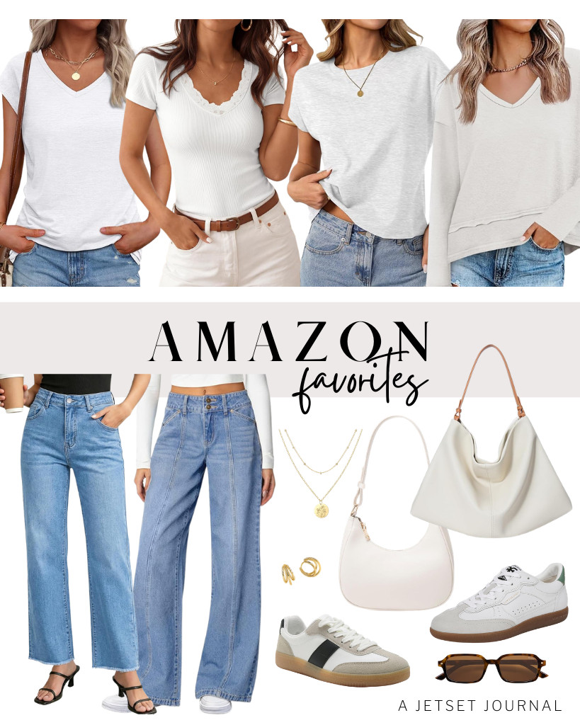 Here are the top Amazon finds this week that you've been waiting for! For a quick outfit idea, try styling this AUTOMET V-neck tee with these Sam Edelman Kallen sneakers. Accessorize with SOJOS rectangle sunnies to finish the fit before heading out for coffee runs. Keep scrolling to see how easily these pieces mix and match with what you already own. These are total crowd-favorites right now!

#LTKSeasonal #LTKSaleAlert #LTKTravel 

 