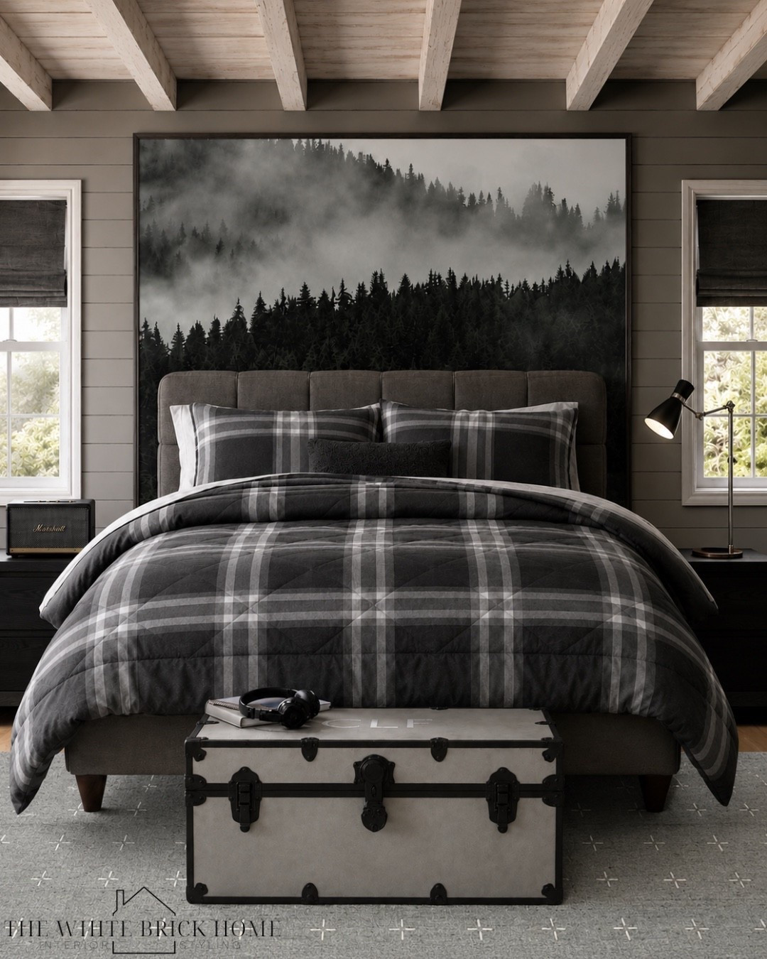 Moody mountain views, layered textures, and cozy plaid bedding make this teen bedroom feel like a modern cabin teen bedroom retreat. 
🖤🖤
Boys room, boys bedroom, kids room, kids bedroom, boys room bedding, boys room design, boys room bed, boys room wall mural, boys room trunk, boys room nightstand, boys room decor, boys room ideas, bedrooms bed, bedroom furniture, teen boy, teen boy bedroom, moody teen boy bedroom design, moody bedroom ideas, mountain bedroom, wayfair boys bedroom pottery barn teen boy bedroom, black bedroom, plaid boys bedding, boys room, wayfair, Etsy, pottery barn teen

#LTKHome #LTKKids #LTKSaleAlert