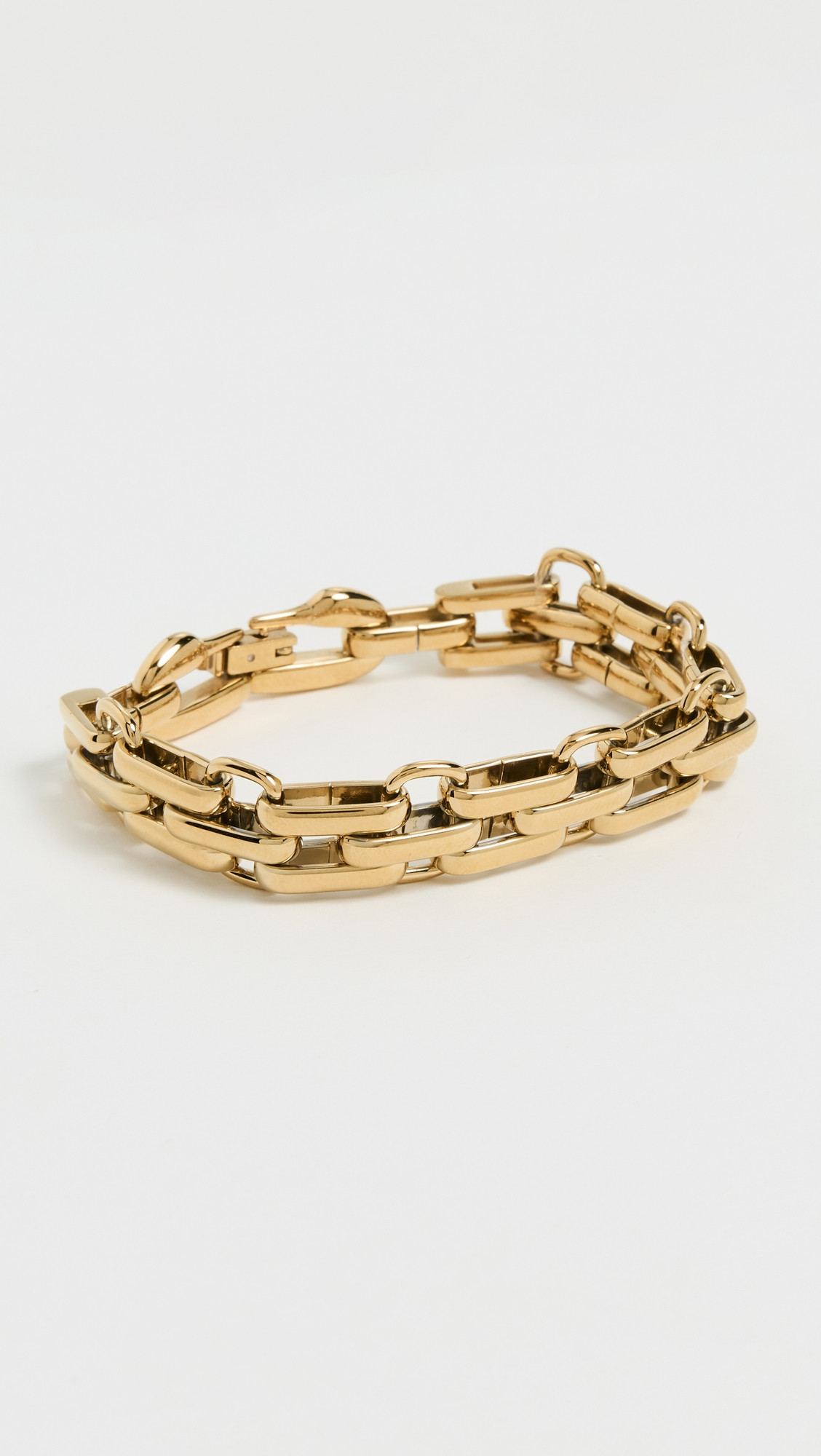 Jenny Bird Slim Penelope Bracelet High Polish Gold S | Shopbop