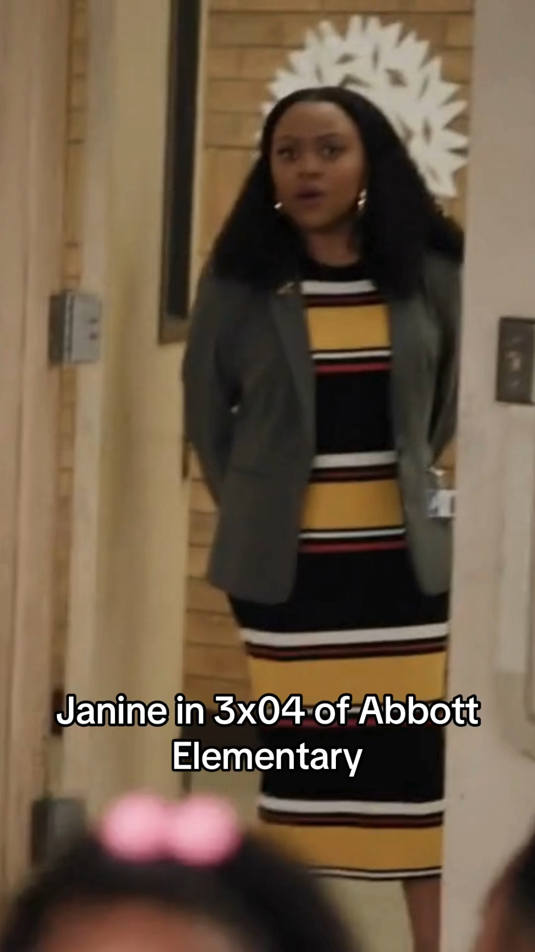 Janine in 3x04 of Abbott Elementary 

More in shopyourtv.com