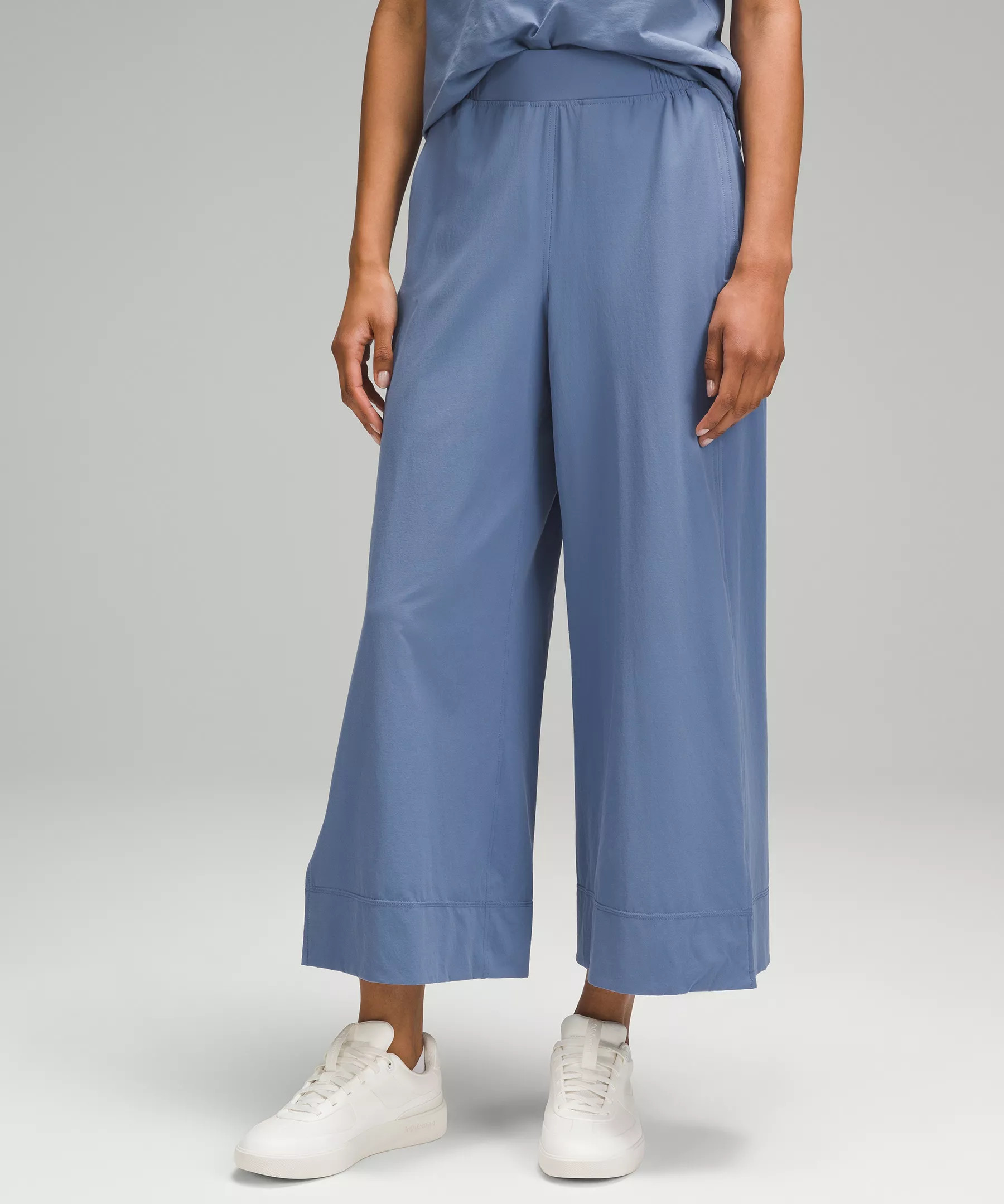 Stretch Woven High-Rise Wide-Leg Cropped Pant | Women's Capris | lululemon | Lululemon (US)