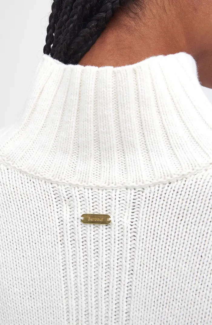 Serena Cotton & Wool Blend Turtleneck Sweater | Nordstrom