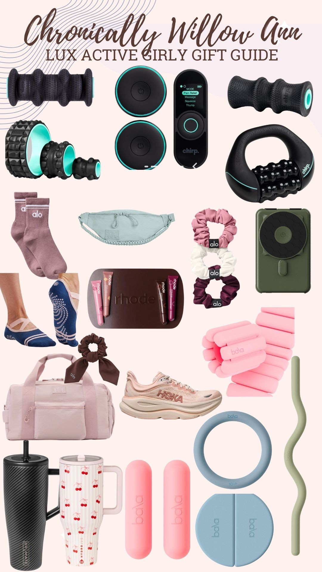 Luxury gifts for her, active gifts for her, workout musts, cute trending gifts, Pilates, muscle relief, massage, roll out, tens units, gym bags actually made for the gym, cute weights

#LTKfitnessgoals #LTKGiftGuide #LTKActive