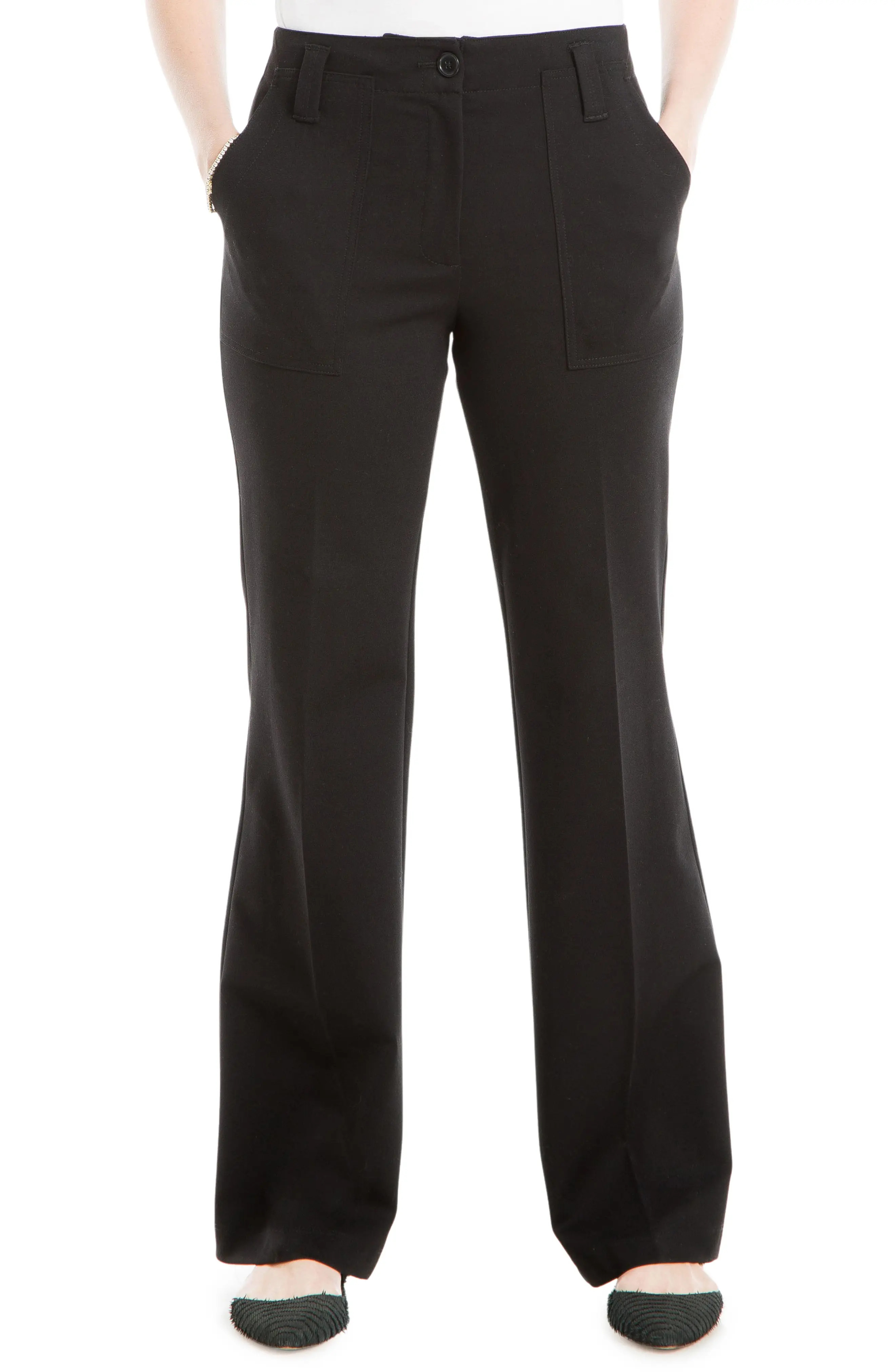 Ponte High Waist Wide Leg Pants (Women) | Nordstromrack | Nordstrom Rack