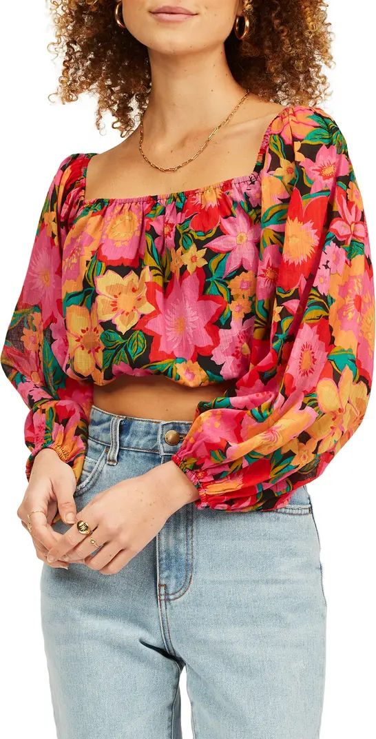 Billabong Sun Daze Floral Crop Top | Nordstrom | Nordstrom