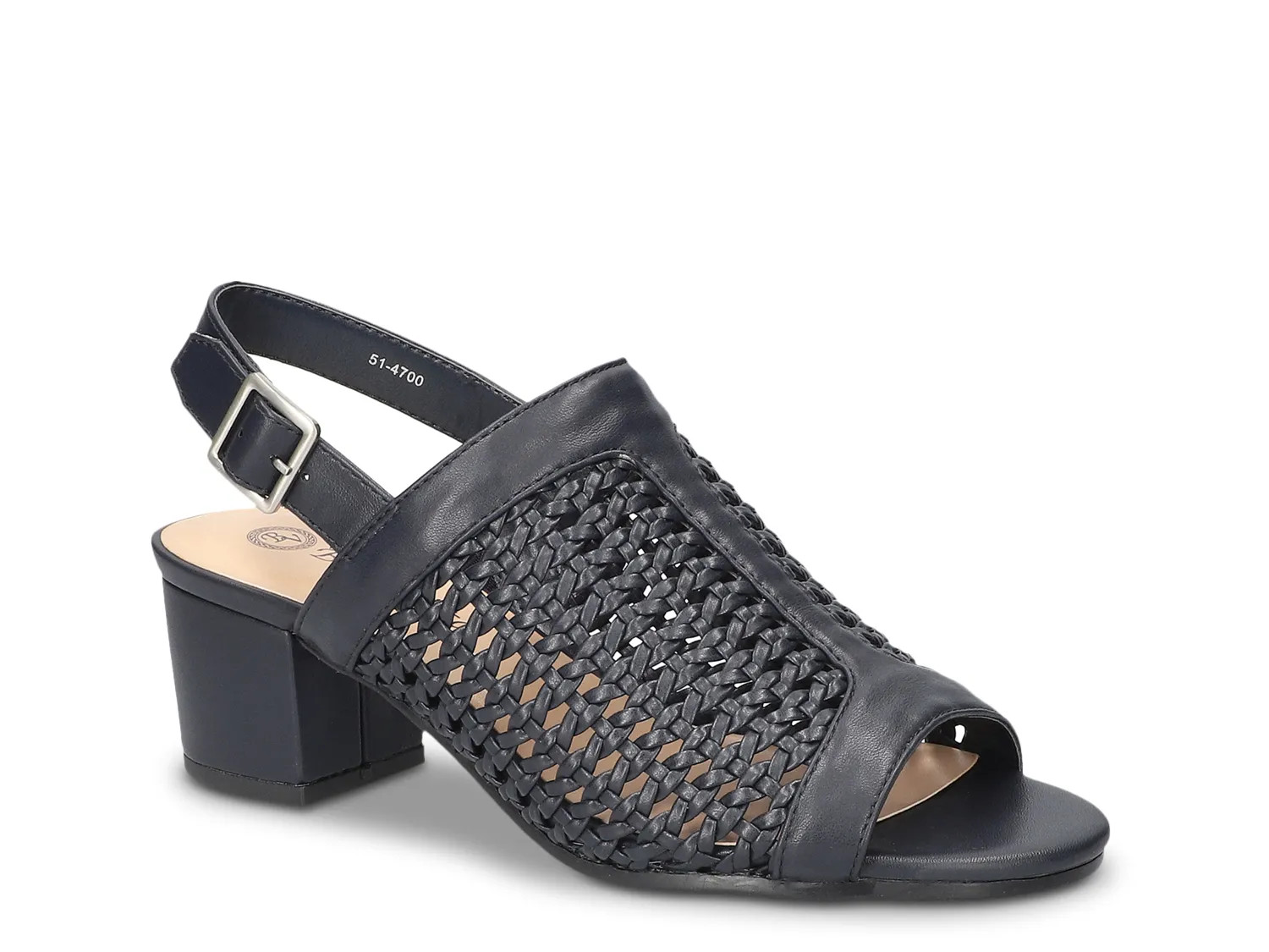 Bella Vita Extra Wide Width Adley Sandal | Women's | Navy | Size 6.5 | Sandals | DSW