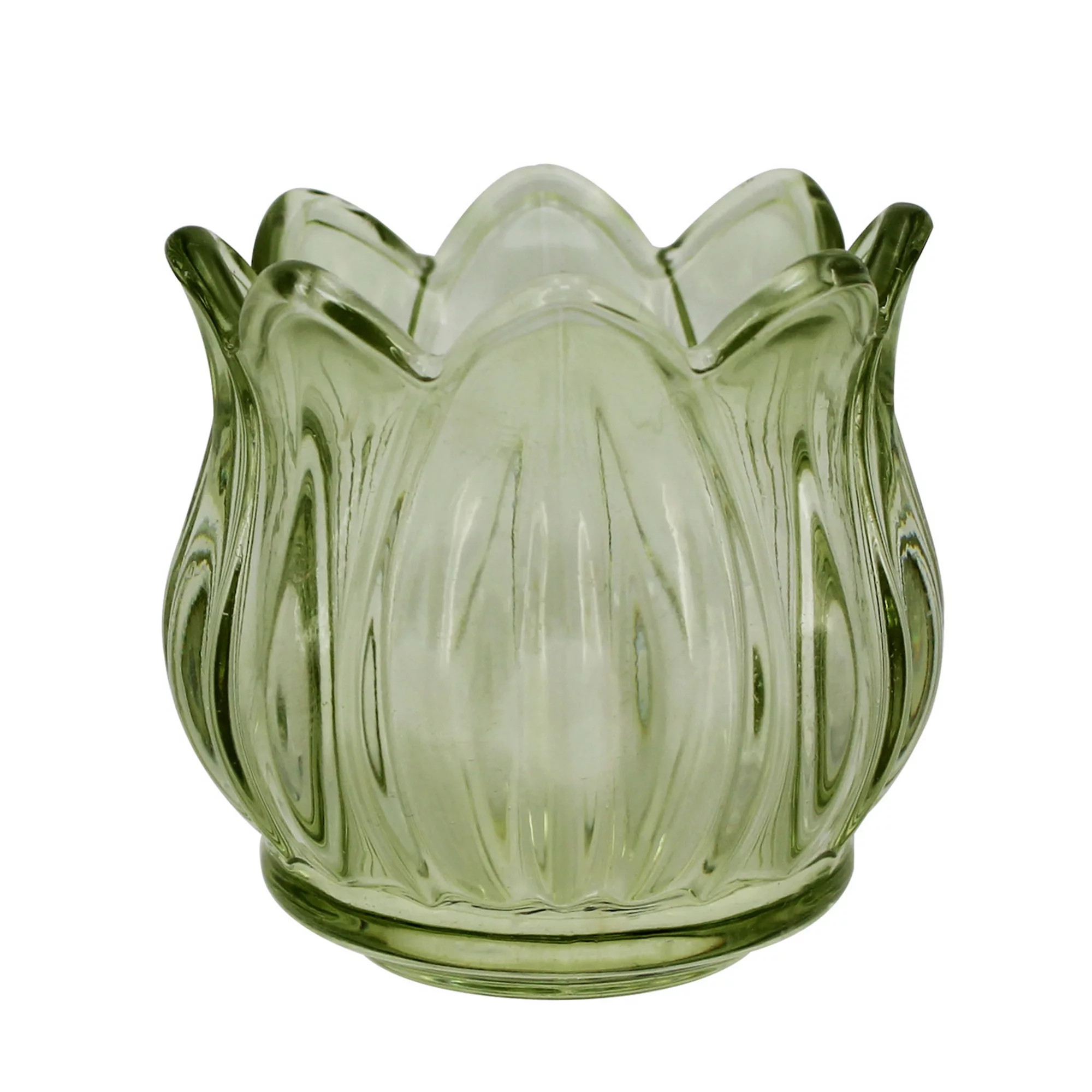 Celebrate Together Easter Green Glass Tulip Votive Holder | Kohl's