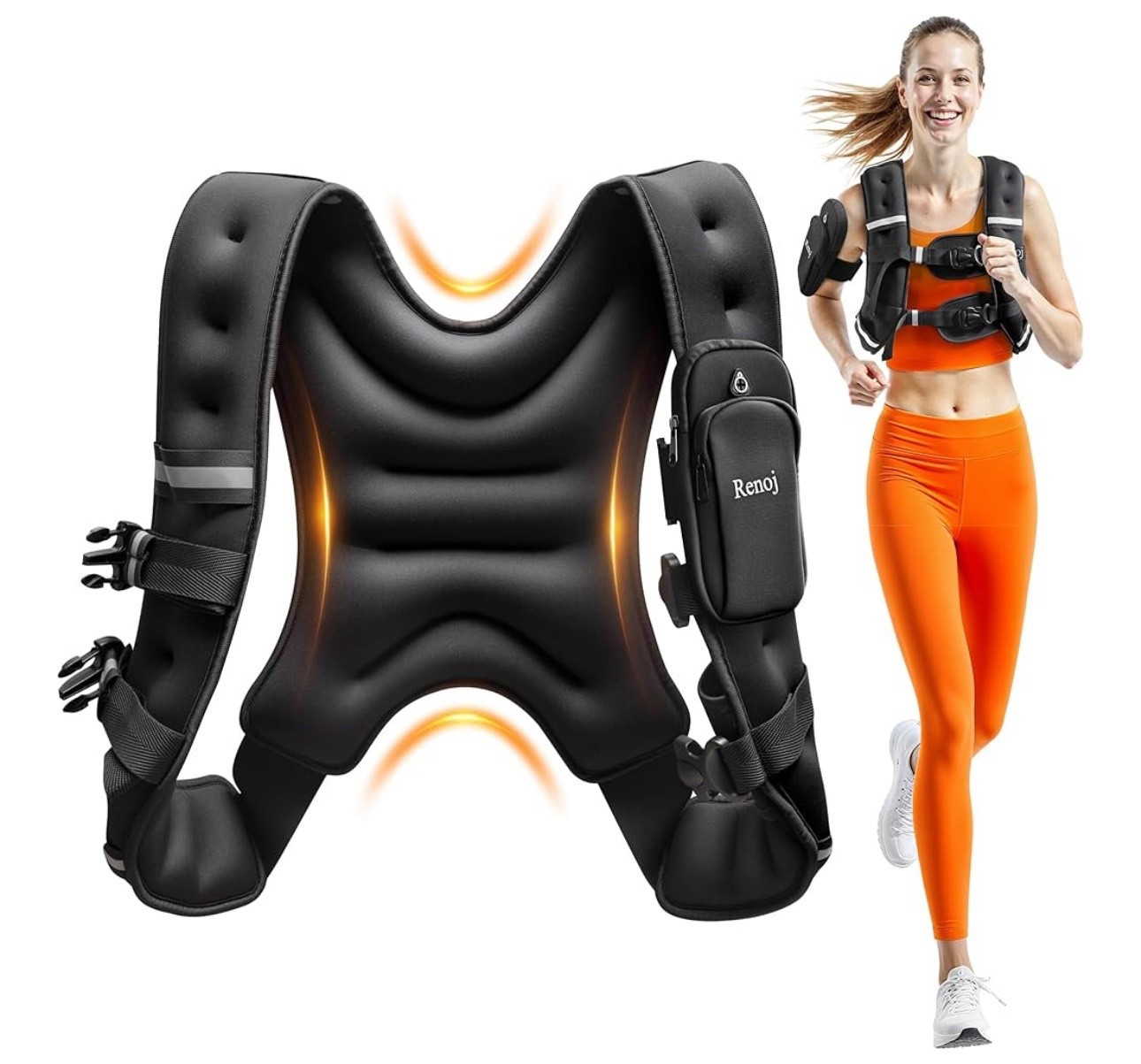 Step up your running game 👟

Renoj Weighted Vest for Women Men:10lb/12lb/16lb Weight Training Vest for Workout, Running, Walking, Exercise, Fitness, Weight Loss, Weight Lifting - With Reflective Strips and Storage Pocket amazon finds on sale

#LTKActive #LTKSaleAlert