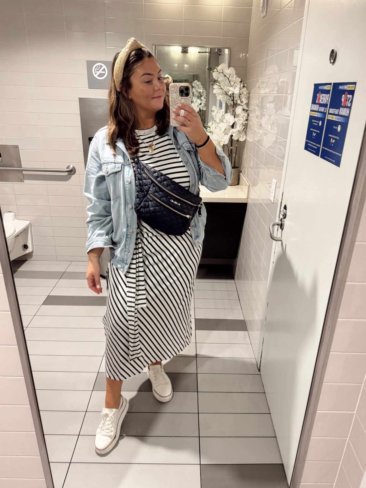 Travel outfit inspo - wearing size 18 in dress (old style - sharing similar styles) & XL in jacket. 

#LTKMidsize #LTKTravel #LTKStyleTip