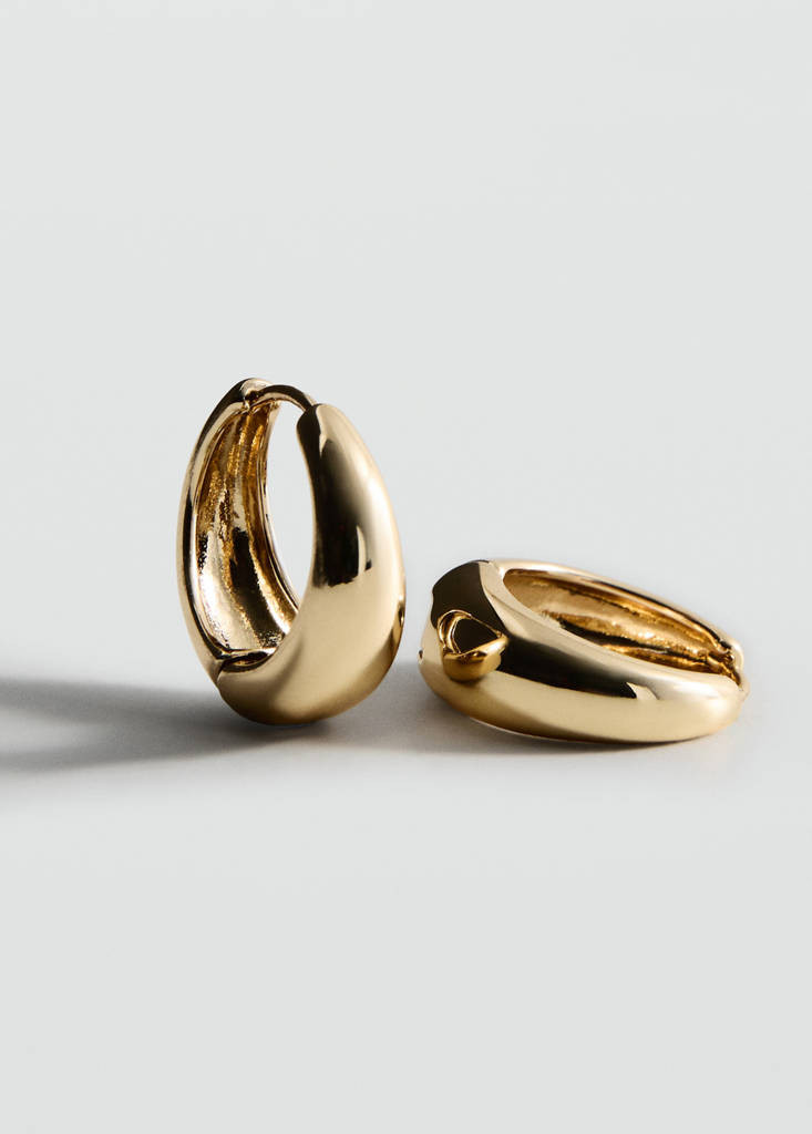 Hoop earrings gold - Woman - One size - MANGO | MANGO (UK)