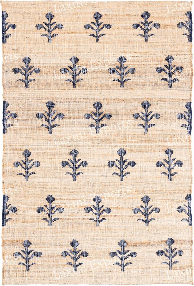 Kilim Collection Rugs Cotton Jute Rug for Home & Kitchen Flower Kilim Rug Turkish Traditional Kil... | Amazon (US)