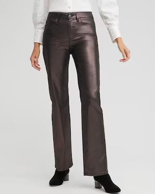 High Rise Coated Straight Jeans | Chico's
