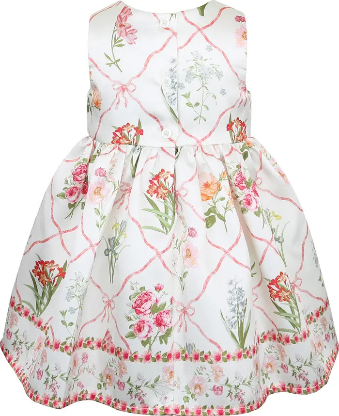 Lattice Floral Print Sleeveless Party Dress | Nordstrom