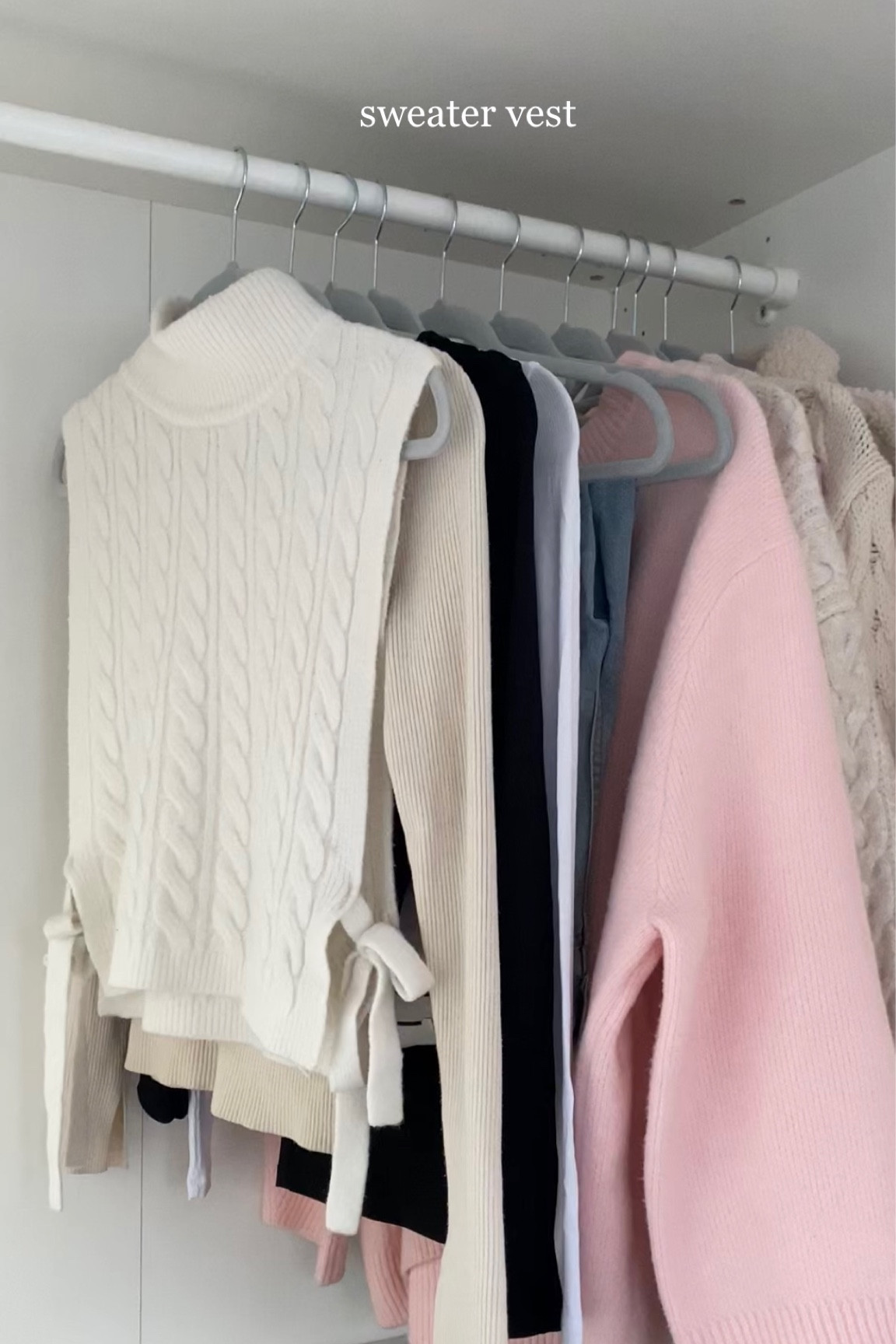 H&m last year (sweater vest) linked simular 🤍