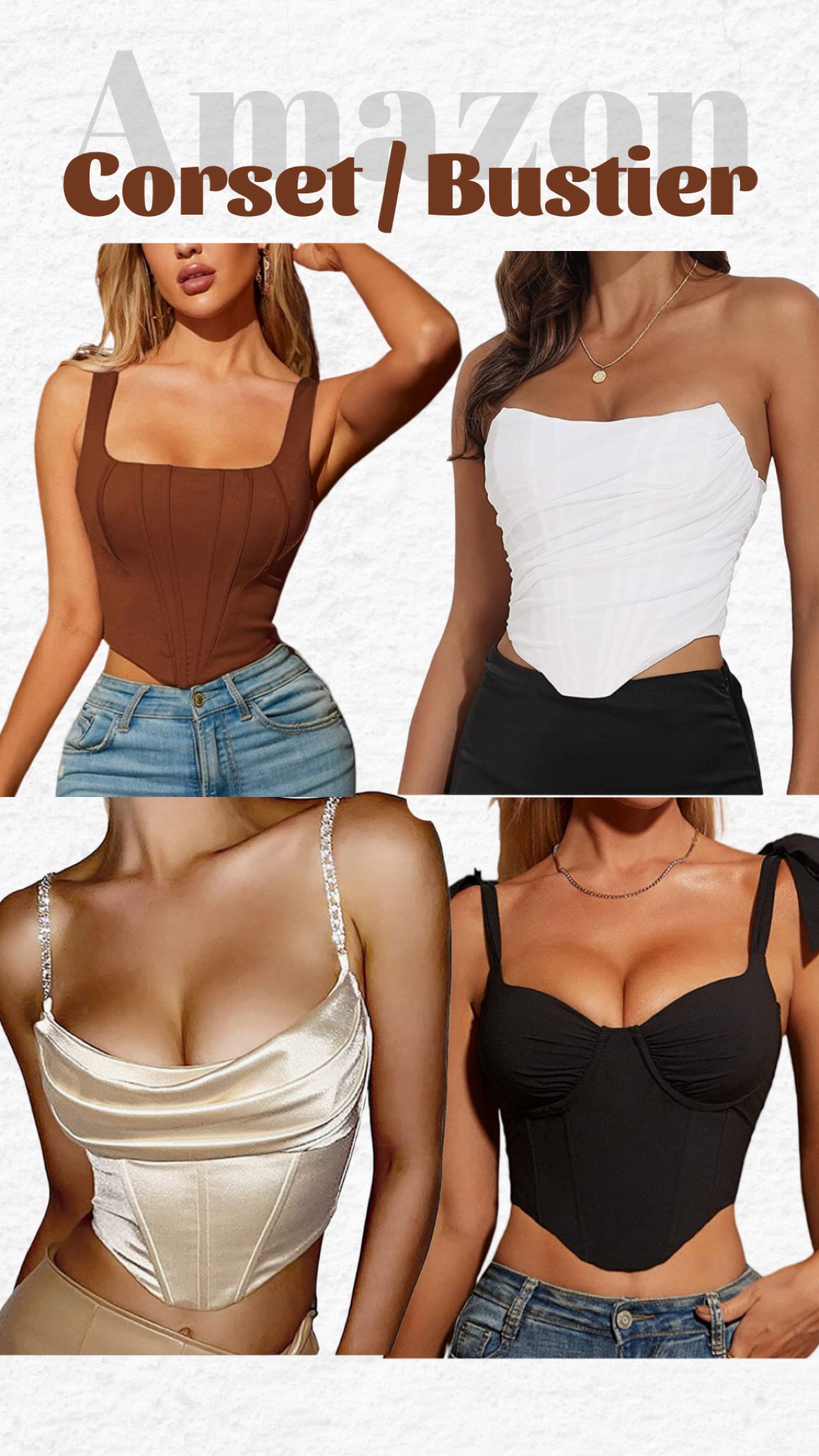 So many great options for going out! 

Bachelorette, girls night out, clubbing, datenight, bodysuit, sexy, vacation, honeymoon, beach, corset, bustier, bridal, cropped top, rodeo, nashville, Las Vegas 
Leather pants, satin

 #perfume #earrings #gold #jewelry #luxury #designer #blazer #lipstick #giftguide #fedora #photoshoot #outfits #collages #homedecordKworkwear

#LTKSeasonal
#LTKSale
#LTKFind
#LTKFestival
#LTKbeauty
#LTKbump
#LTKfamily
#LTKitbag
#LTKsalealert
#LTKU
#LTKcurves
#LTKfit
#LTKkids
#LTKshoecrush
#LTKbaby
#LTKhome
#LTKmens
#LTKstyletip
#LTKunder50
#LTKwedding
#LTKswim
#LTKunder100
#LTKworkwear

#LTKSeasonal #LTKstyletip #LTKunder50