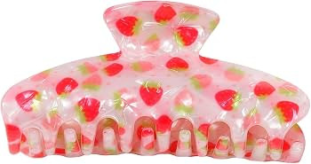 Strawberry Hair Clip for Women Summer Fruit Hair Claw Clips Cute Barrette Jaw Clamp Girl Hair Acc... | Amazon (US)