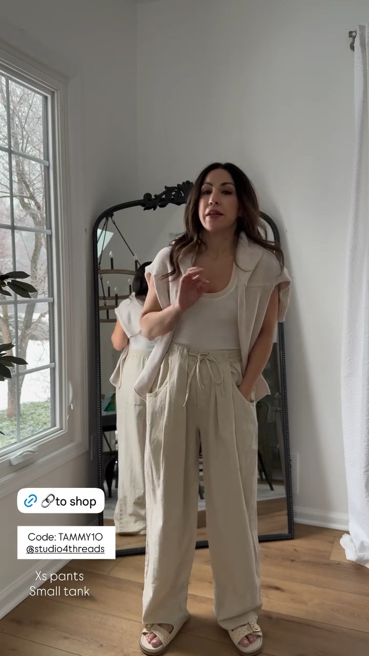 Code TAMMY10. Xs pants. Small tank 



#LTKOver40 #LTKSaleAlert #LTKPetite