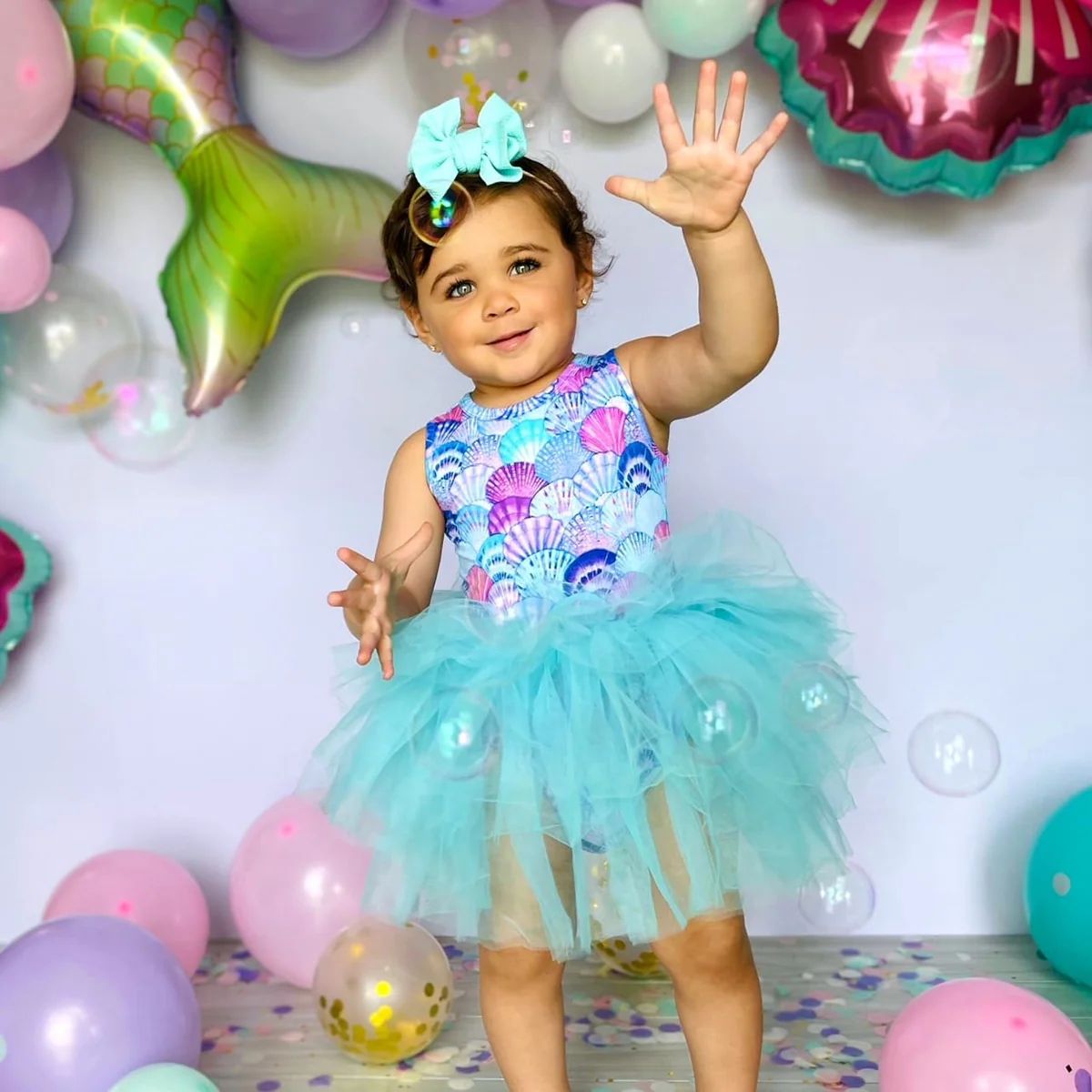 Cute as Shell Tulle Tutu Dress | Bums & Roses