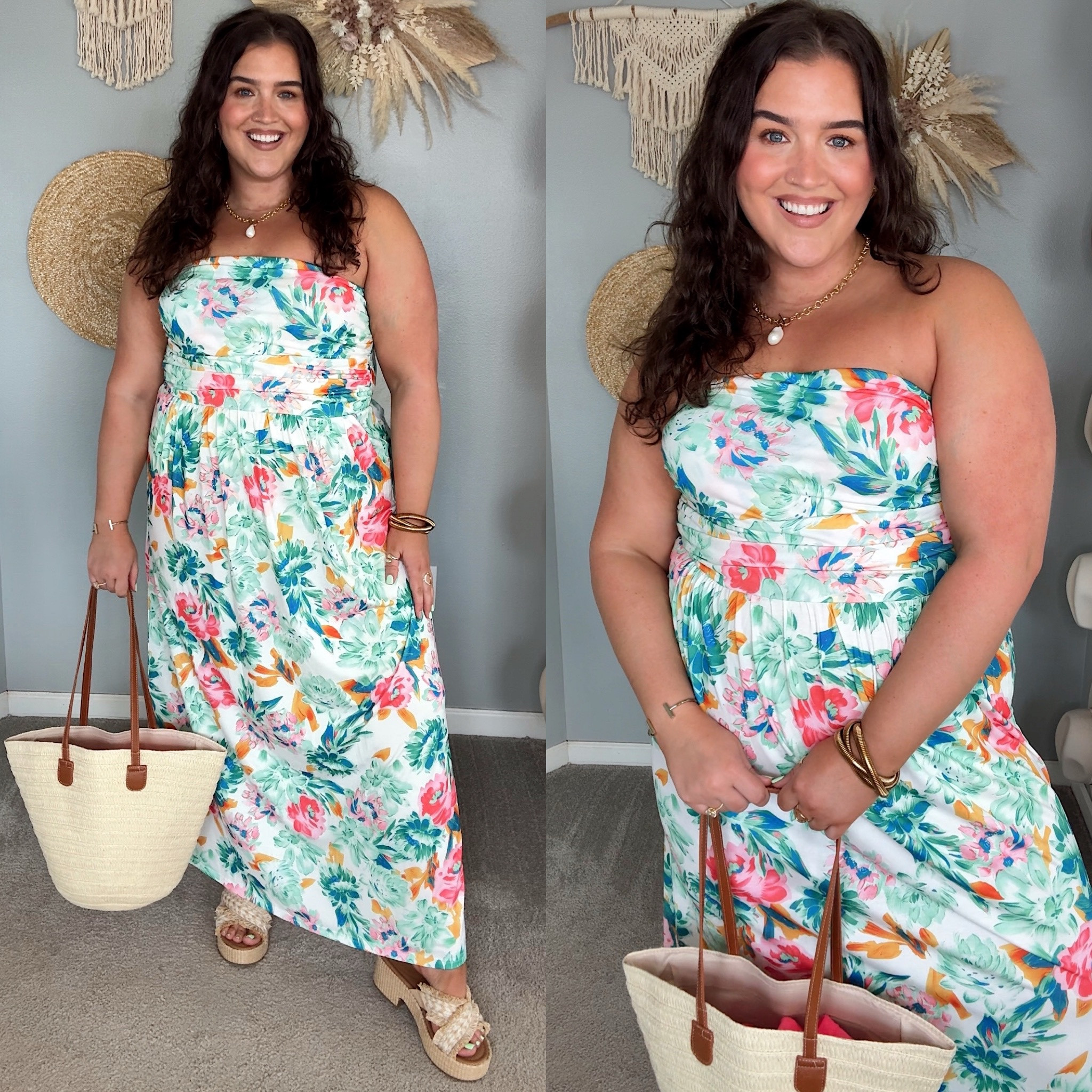 Amazon strapless maxi dress 🌺 XXL
Vacation outfits, summer style, casual outfit 

#LTKStyleTip #LTKPlusSize #LTKSeasonal