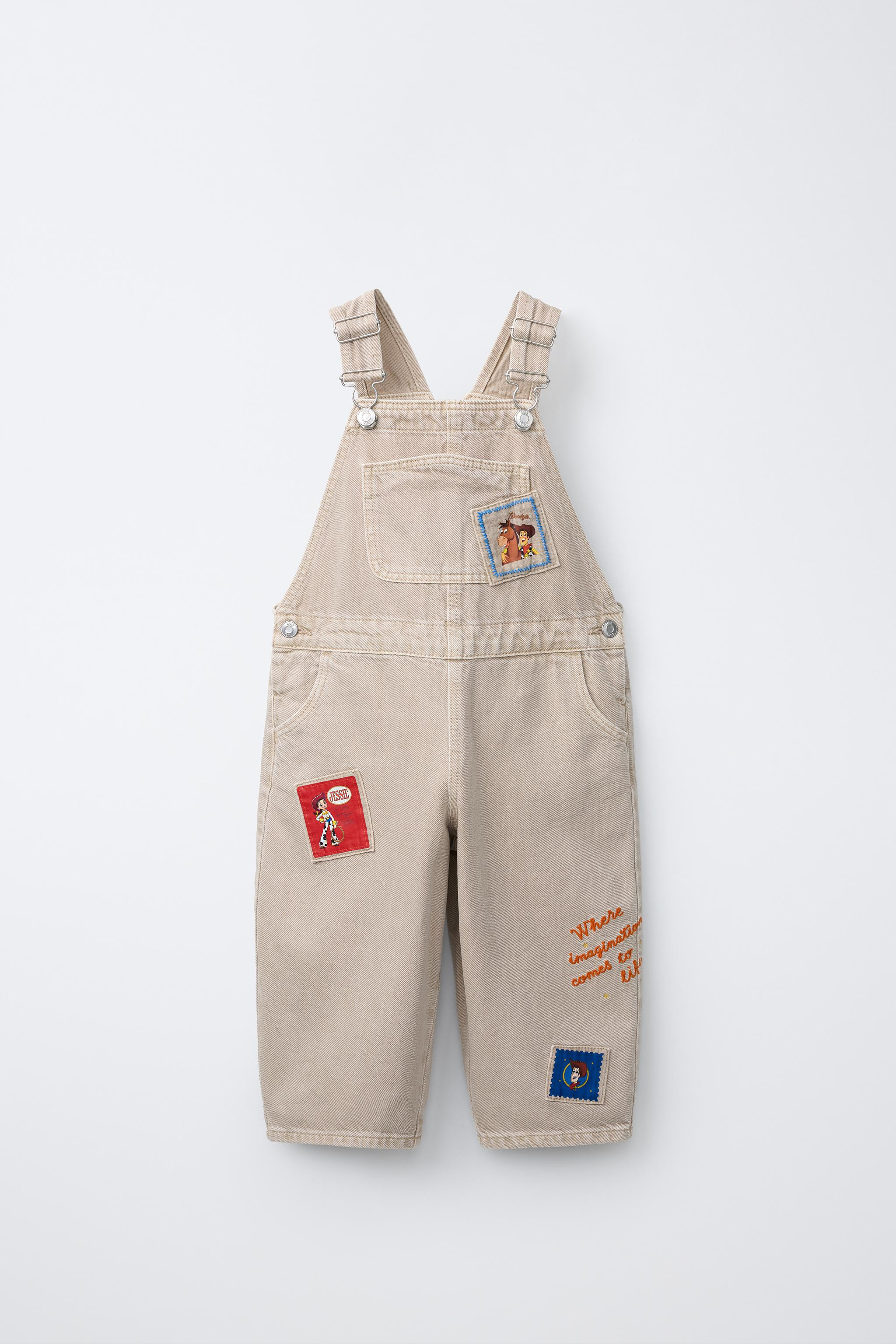 TOY STORY \u00a9 DISNEY PIXAR PATCHES LONG TWILL DUNGAREES | Zara UK