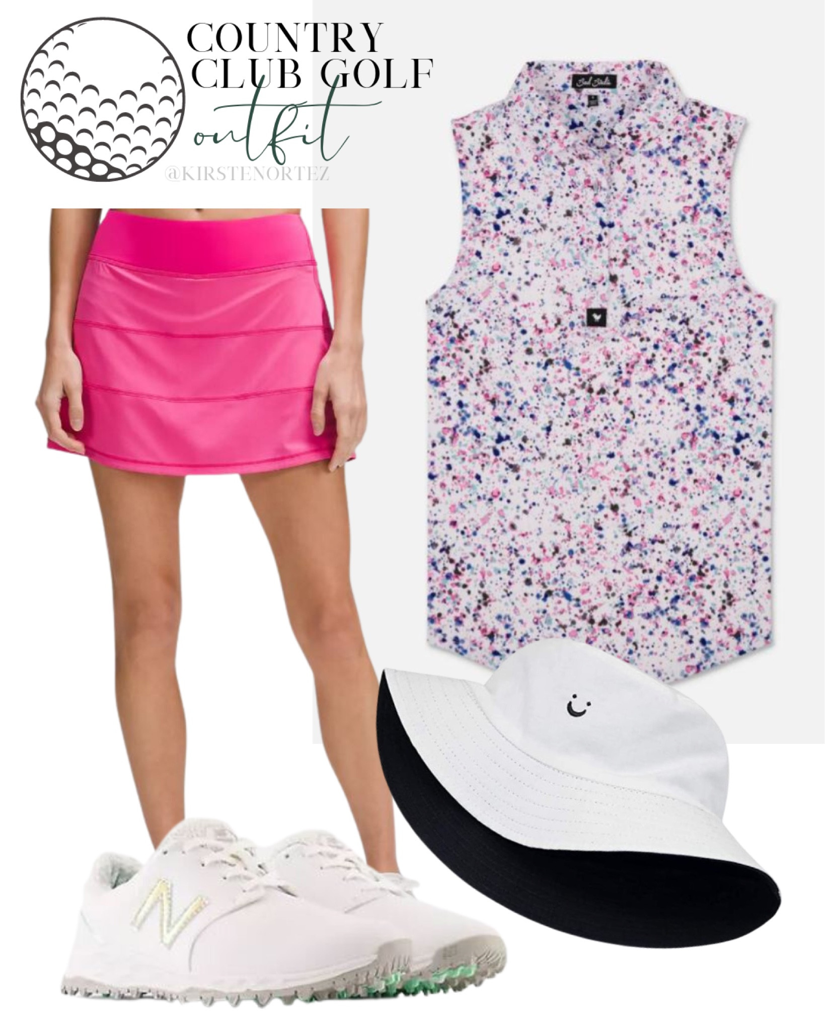 A cute country club appropriate golf outfit!

Golf outfit, summer golf, women’s golf outfit, golf polo, golf skirt, golf skort, golf visor, golf shoes, golf girl

#LTKFitness #LTKstyletip #LTKunder100