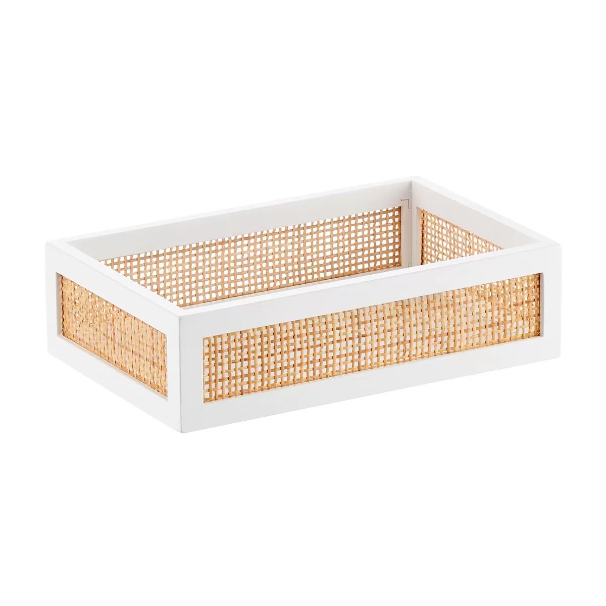 The Container Store Artisan Rattan Cane Small Accessory Tray | The Container Store