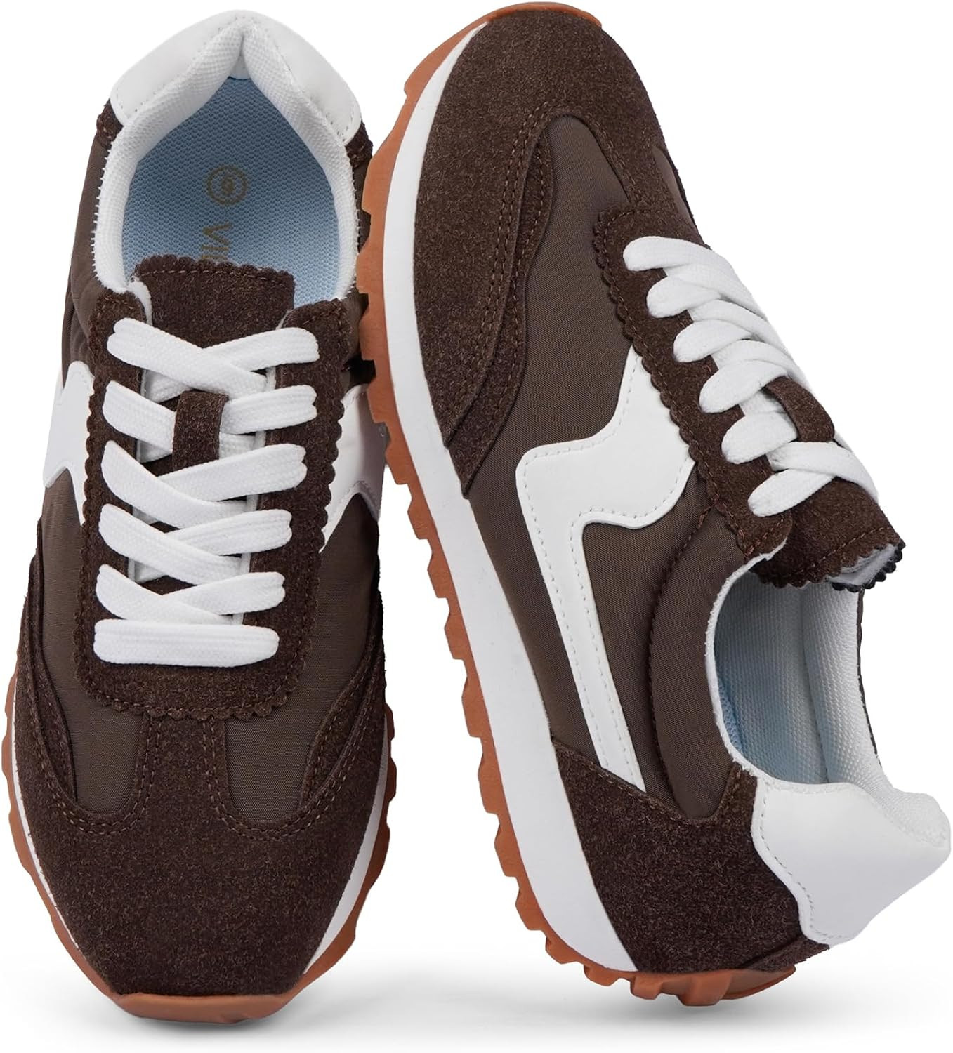 Women's Sneakers Comfortable Lace Up Tennis Shoes, Slip On Fashion Sneakers for Women | Amazon (US)