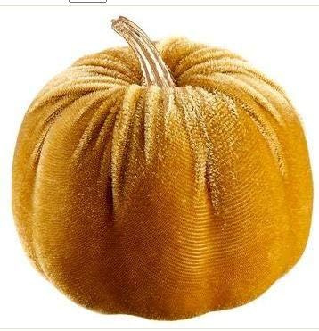 Allstate Floral and Crafts Velvet Pumpkin Amber 3.5" H x 3.5" D | Amazon (US)