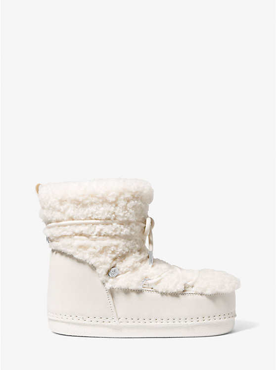 Zelda Sherpa and Suede Boot | Michael Kors US