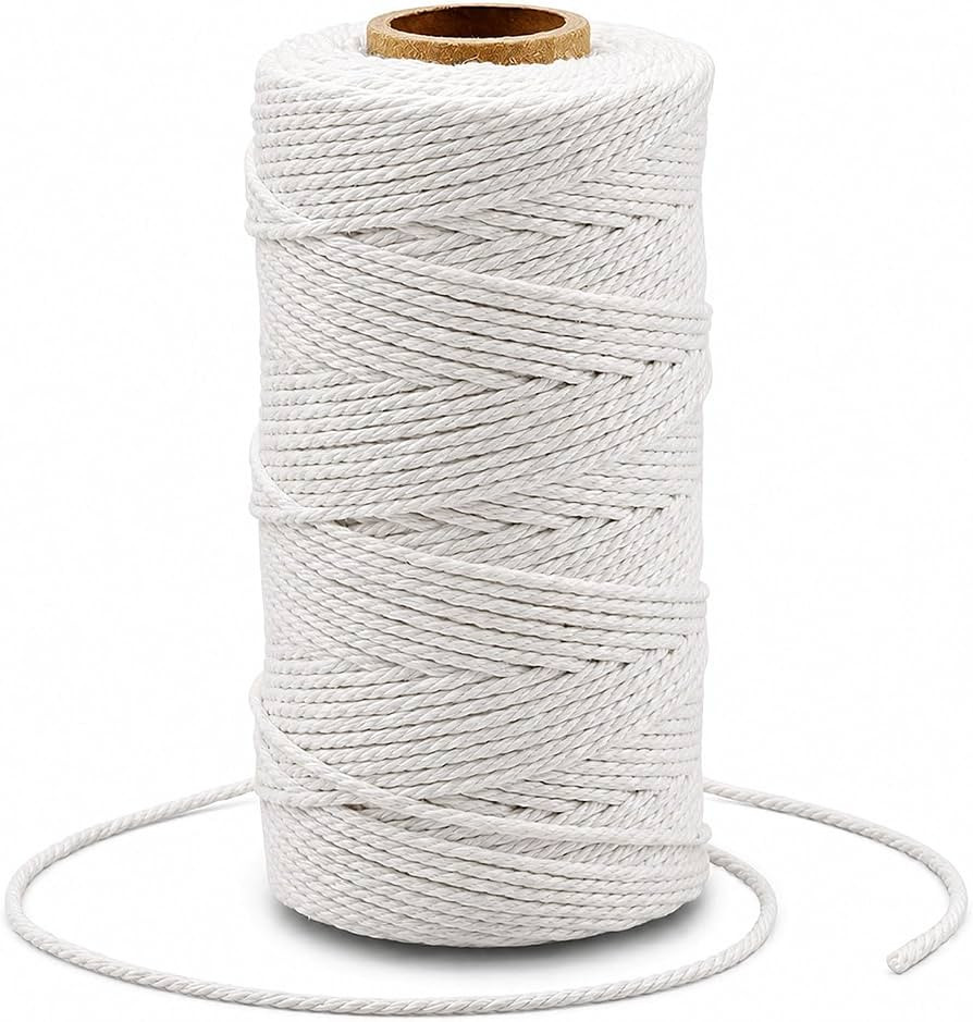 G2PLUS 2MM White String, 328 Feet Cotton Bakers Twine for Craft & Cooking | Amazon (US)