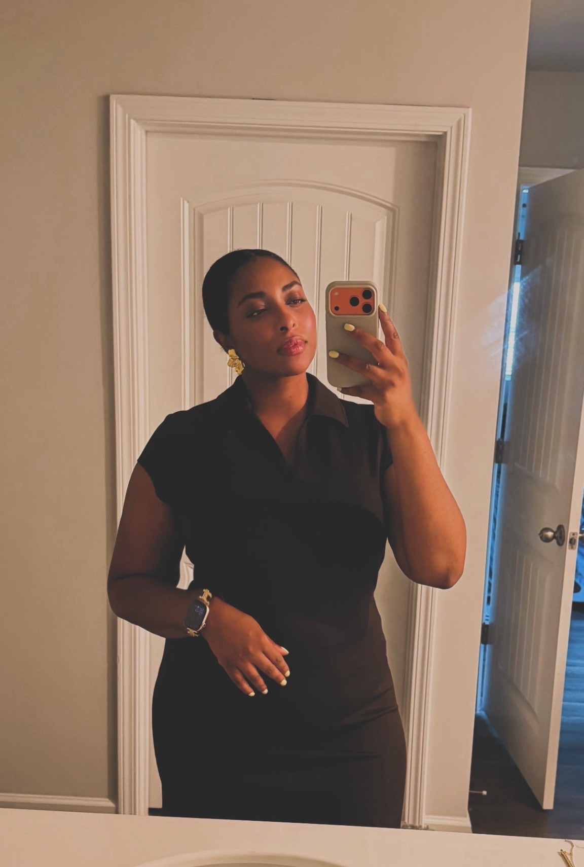 The most comfortable dress - it’s really stretchy in a scuba type material. On sale currently!

#LTKmomlife #LTKSaleAlert #LTKMidsize
