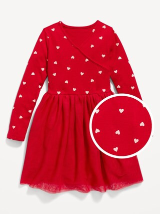 Fit & Flare Wrap-Front Tutu Dress for Toddler Girls | Old Navy (US)