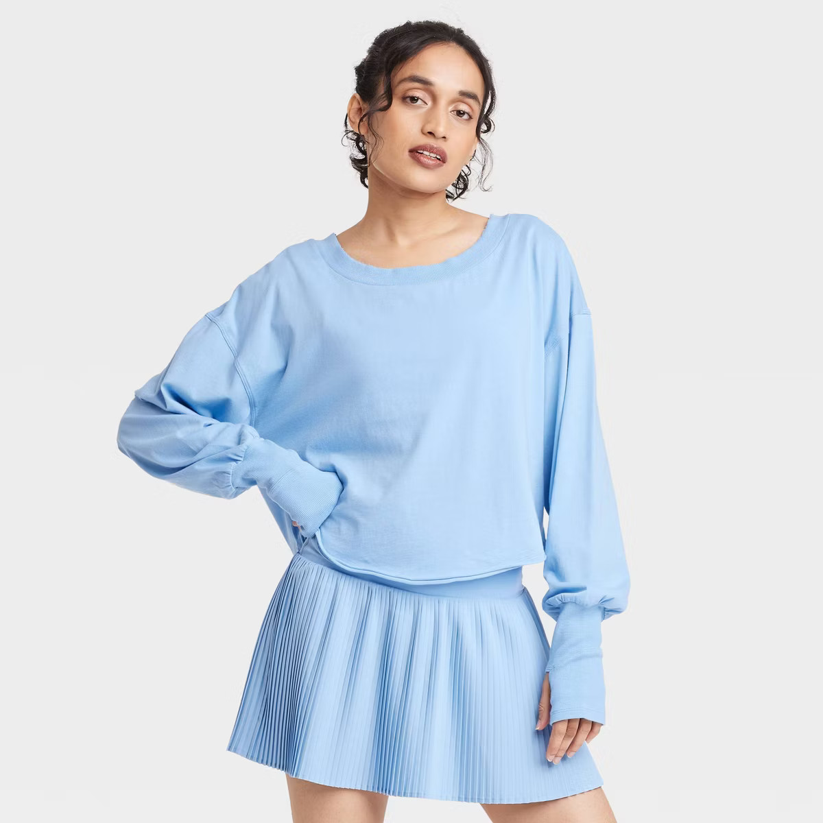 Women's Cross Back Long Sleeve Top - JoyLab™ | Target