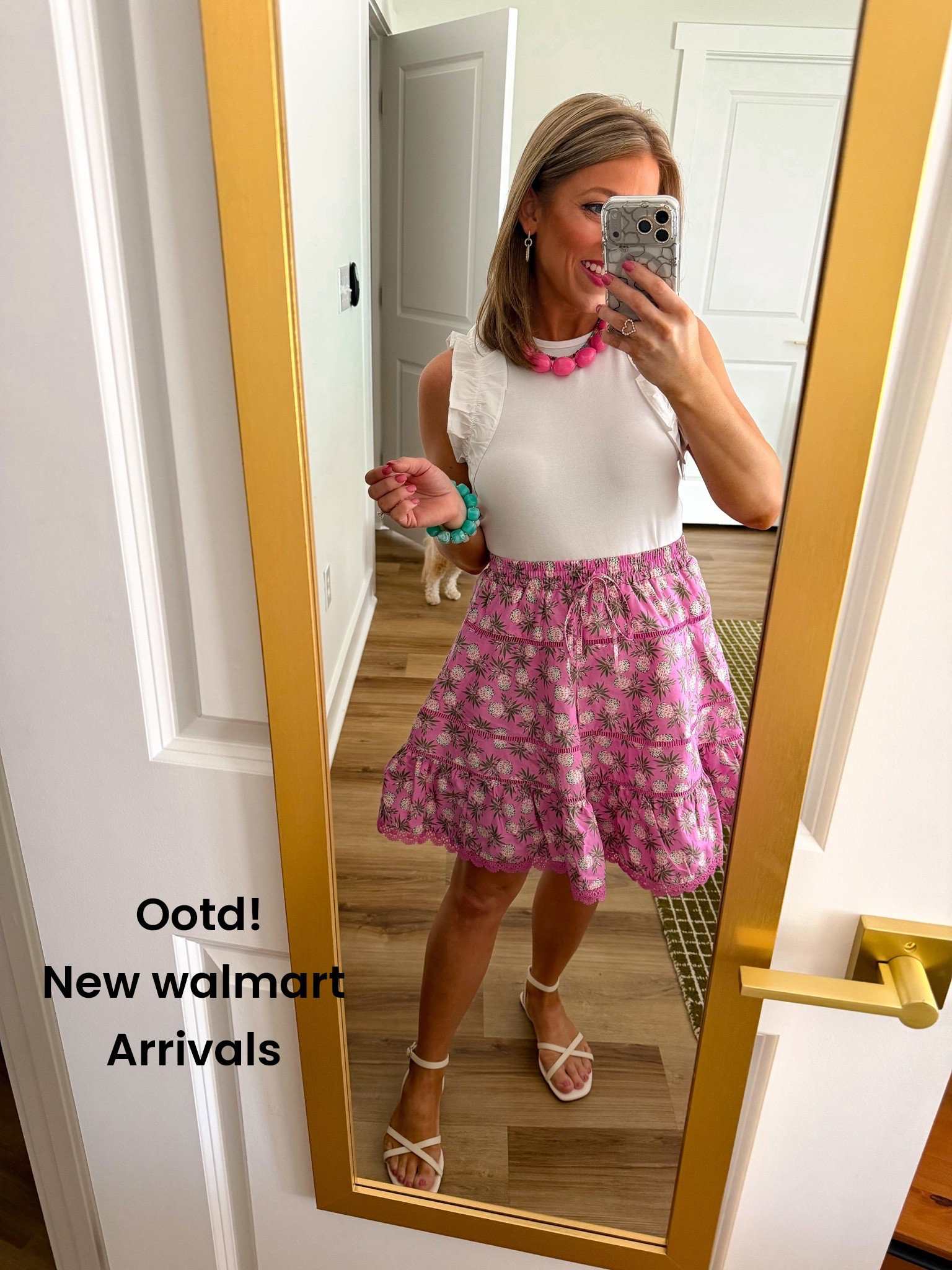 OOTD but make it affordable and adorable. 💕✨ This Walmart outfit is giving all the summer vibes! I paired this feminine ruffle sleeve top with the cutest pink printed skirt for an easy, polished look that’s perfect for brunch, vacation, church, showers, or a summer date night. I finished it off with my favorite colorful Amazon statement jewelry for the perfect pop of fun!

I love finding pieces that look so much more expensive than they are, and this entire outfit is one I’ll be reaching for all season long. 🌸

#OOTD #WalmartFashion #WalmartStyle #AffordableFashion #SummerStyle #SummerOutfit #PinkOutfit #FeminineStyle #EverydayStyle #CasualChic #AmazonJewelry #StatementJewelry #BudgetFashion #StyleOnABudget #FashionOver30 #PetiteStyle #SummerFashion #AffordableStyle #FashionFinds #WeekendStyle

#LTKootd #LTKPetite #LTKSaleAlert