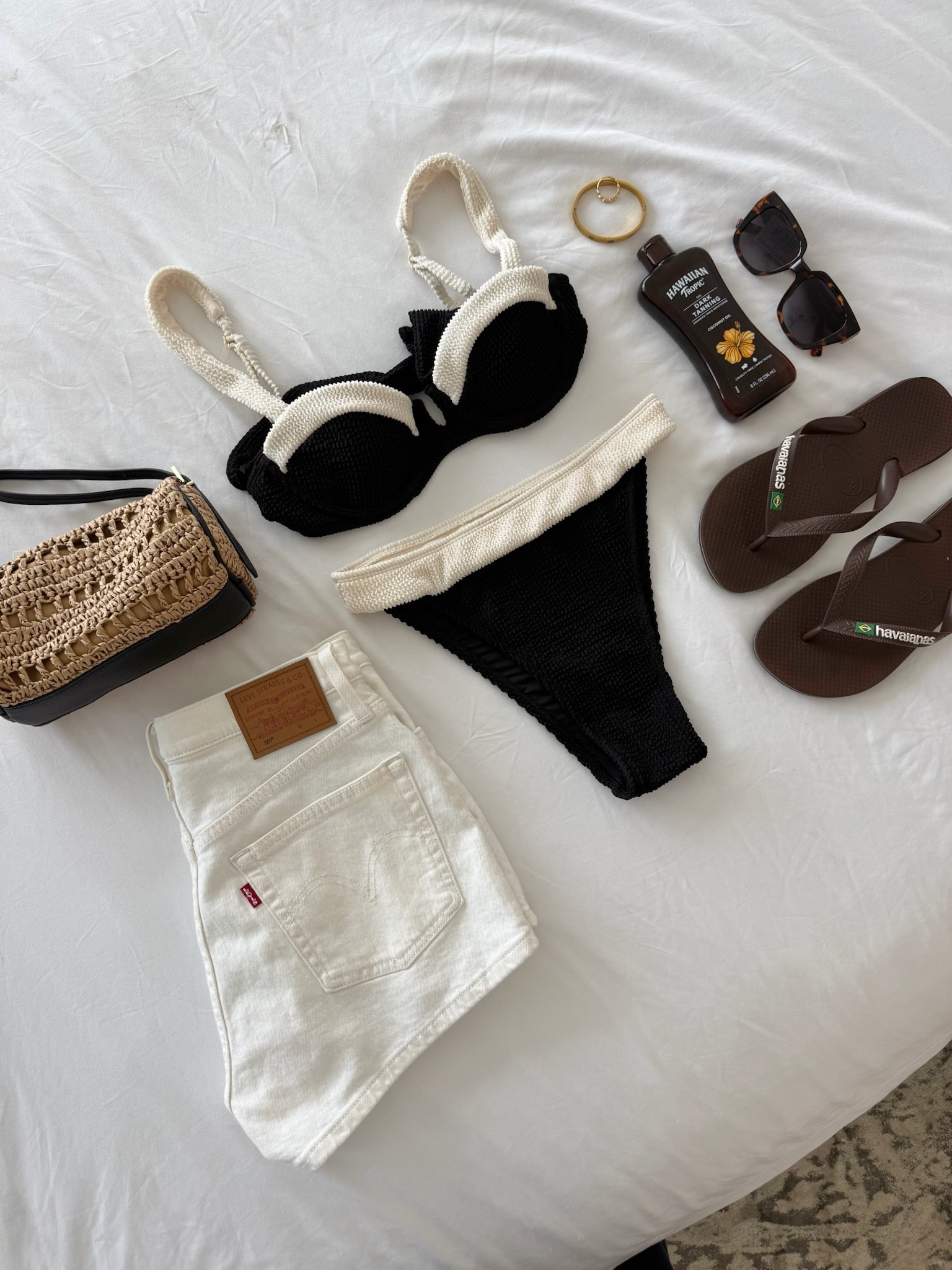 Spring break essentials 〰️

@abercrombie swimsuit 
@levis white Jean shorts 
@target bag

#LTKdayinmylife #LTKSwim #LTKspring