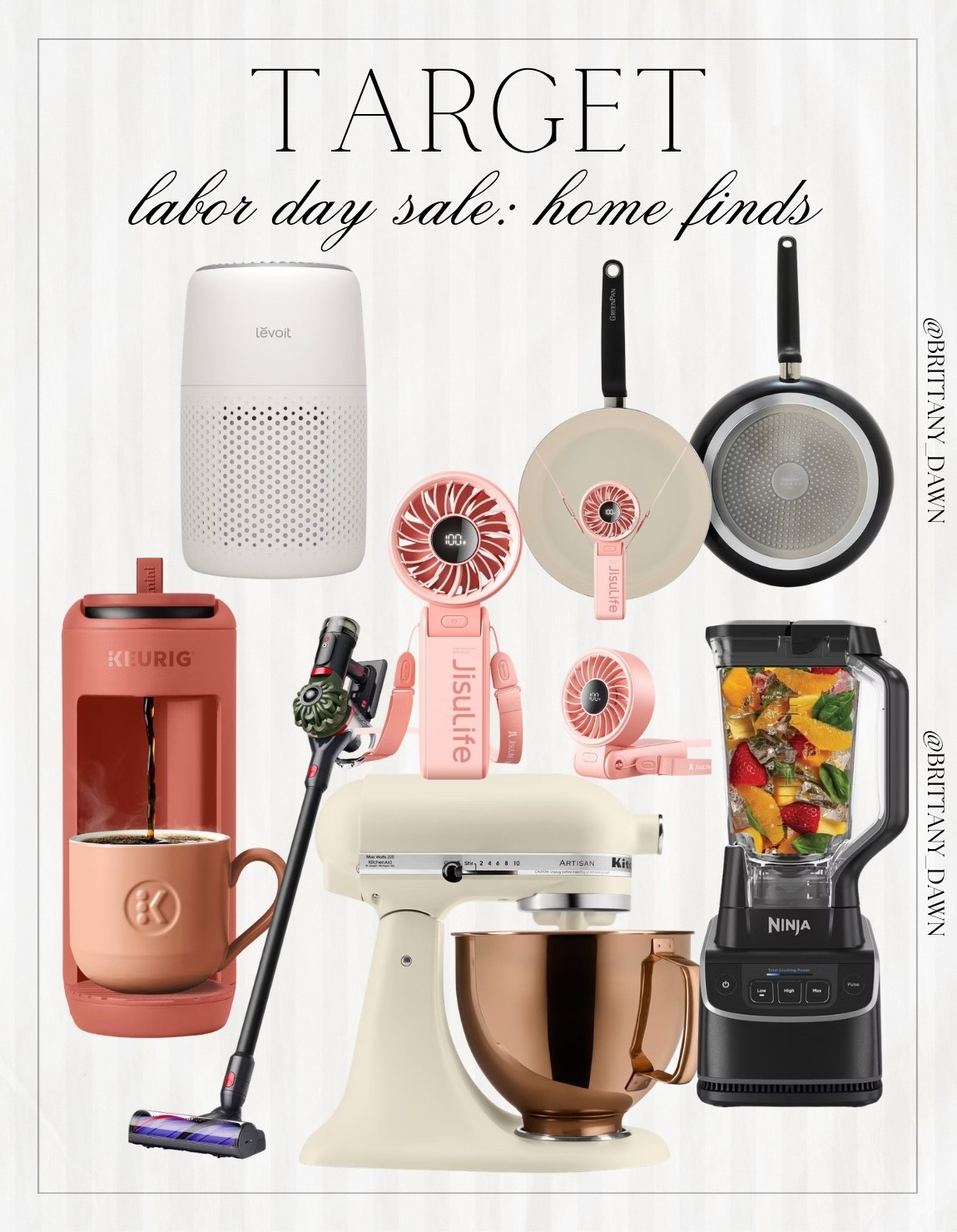 Must-have Target Labor Day home deals! 🏠

Upgrade your space with major savings on KitchenAid stand mixers, Keurig coffee makers, Ninja blenders, Levoit air purifiers, stick vacuums, and portable fans. ☕️

#TargetHome #LaborDaySale #TargetFinds #HomeEssentials #LTKhome #LTKshopper

#LTKSaleAlert #LTKHome