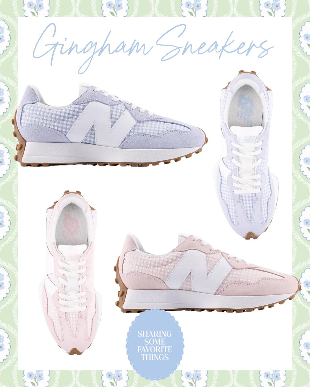 THEY’RE BACK and they will sell out again!! 🤩

I cannot get over how cute these are… the gingham detail + pastel colors = OBSESSED ✨🌸🩵

The blue pair already sold out once and this is the restock, so I would not wait on these!! 👏🏼👏🏼👏🏼

They just dropped for $105 but if you sign up for a New Balance account you’ll get 20% off making them only $83 which is honestly a no brainer 🙌🏼

I’m thinking of getting both because I cannot pick a favorite 😅

#shoe #shoes #ladiesshoes #momfit #momoutfit #everydaystyle #ootd #ladiesstyle #ladieswear #sneakers #sneaker #tennisshoes #newbalance #327 #classic #classicstyle #preppy #preppystyle #timeless #timelessstyle #grandmillenial #grandmillenialstyle #spring #springstyle #springshoes #summer #summerstyle #summershoes #travel #travelstyle #travelshoes #sale #salealert #majorsale #deal #dealoftheday #LTKSpringSale


#LTKSeasonal #LTKootd #LTKmomlife