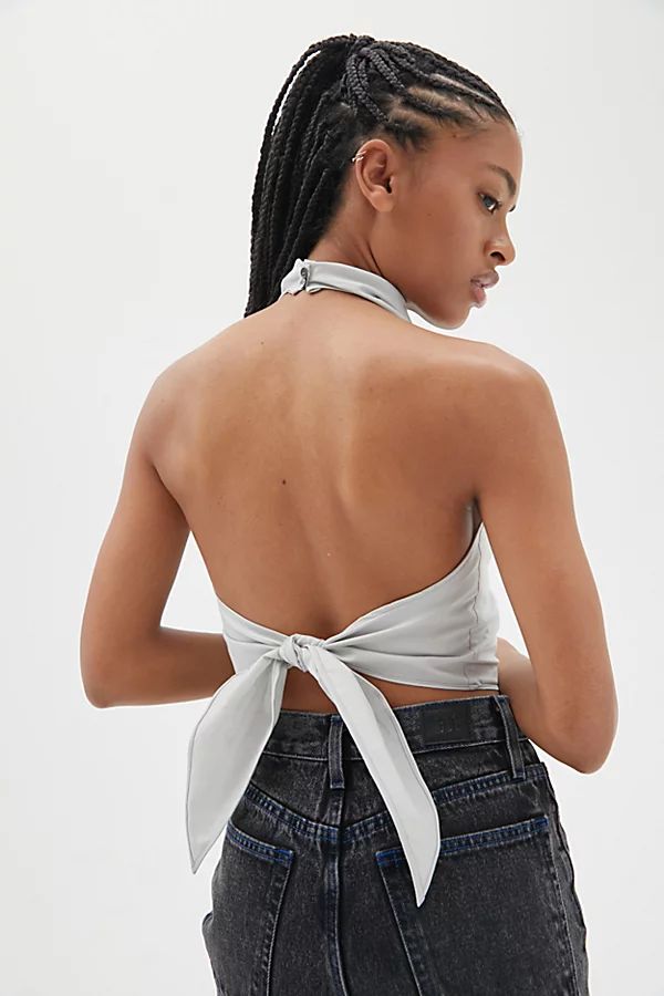 Angie Bauer Riviere Tie-Back Halter Top | Urban Outfitters (US and RoW)