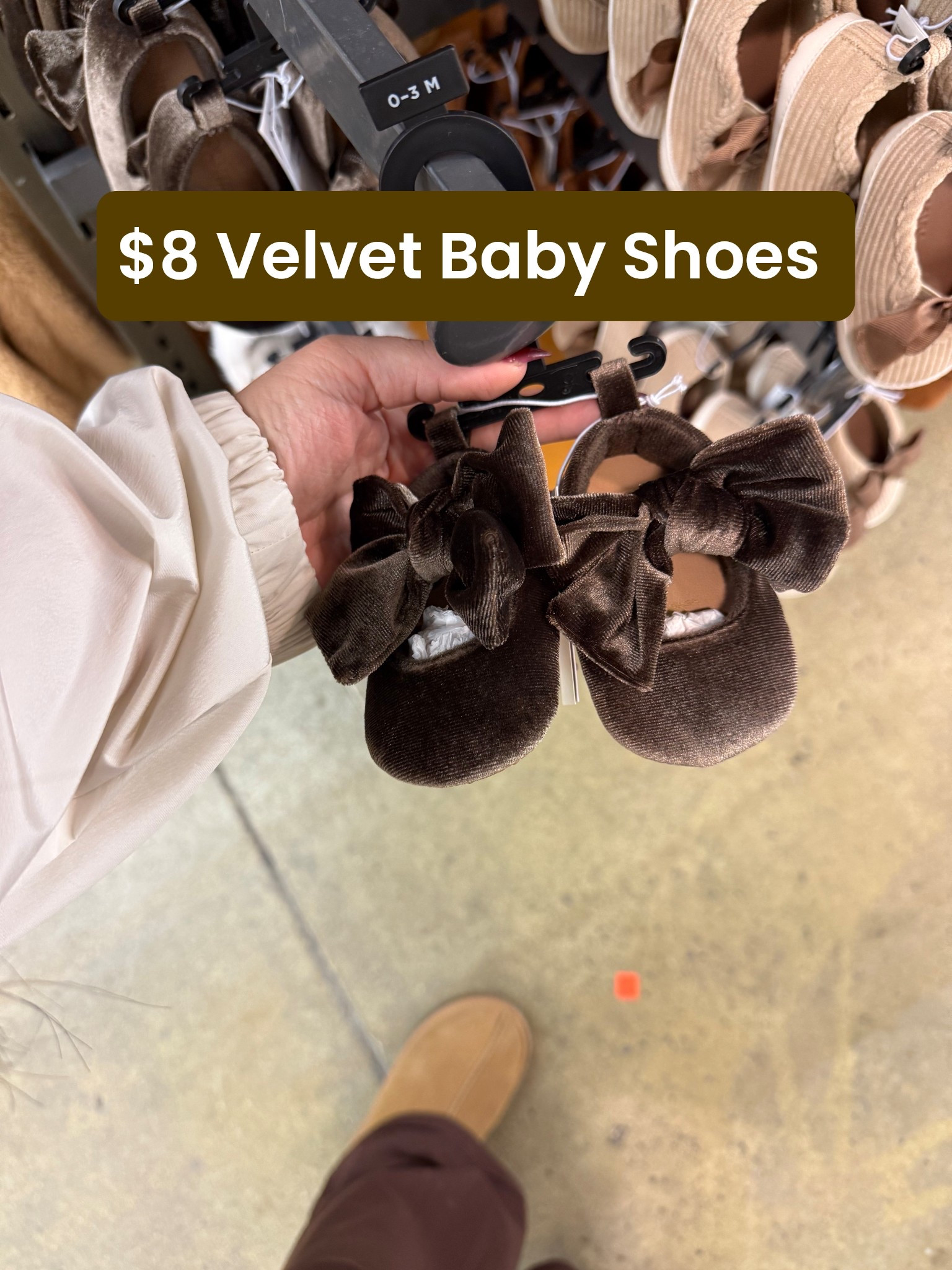 Cutest little velvet baby shoes I’ve ever seen 🥹 Found these at Old Navy today and couldn’t resist! So many good colors and they are currently 50% off !  🫶🏽


#OldNavyFinds #BabyStyle #LTKBaby #AffordableBabyFashion

#LTKSaleAlert #LTKBaby #LTKBump