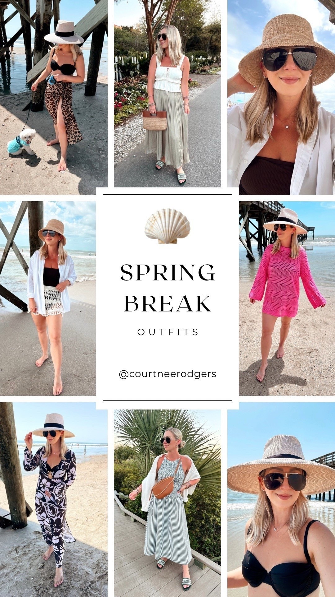 Spring Break Outfits 🐚 

XS white shirt, medium pink coverup, small maxi black/tan coverup, XS green striped dress 

Outfits, spring break, vacation outfits 

#LTKSwim #LTKmomlife #LTKootd