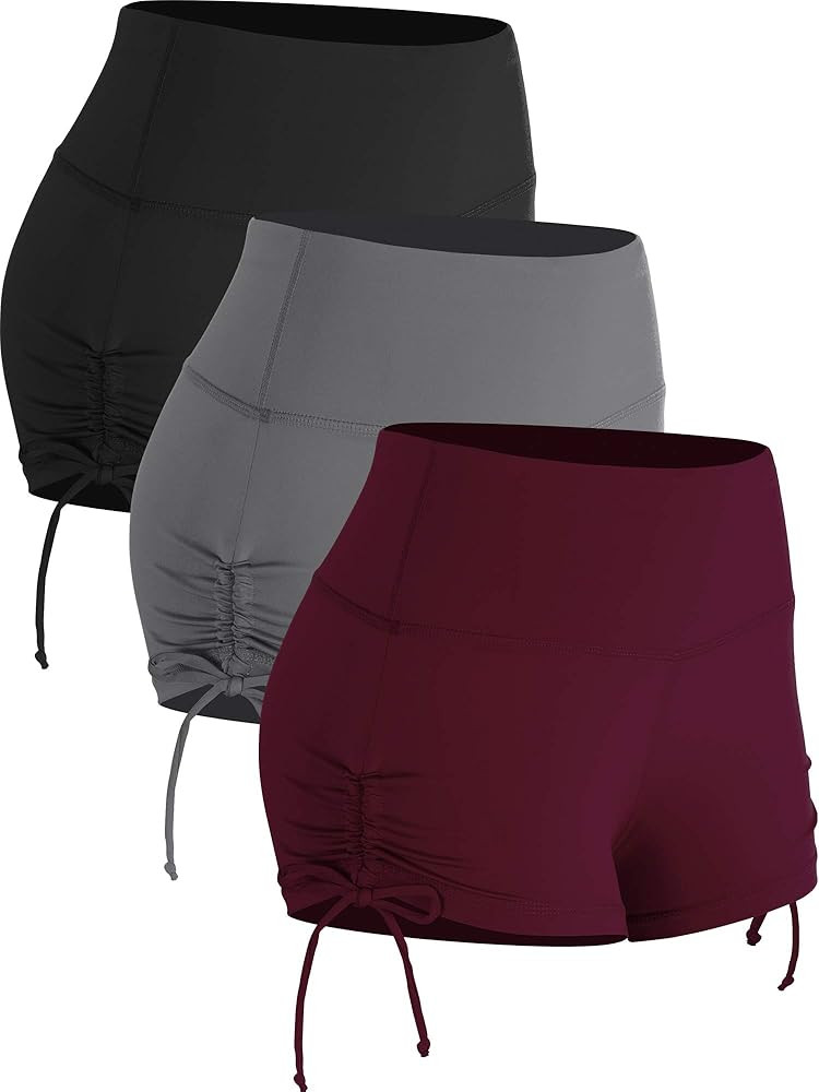 CADMUS Athletic Booty Shorts for Women 3 Pack High Waisted Workout Pro | Amazon (US)