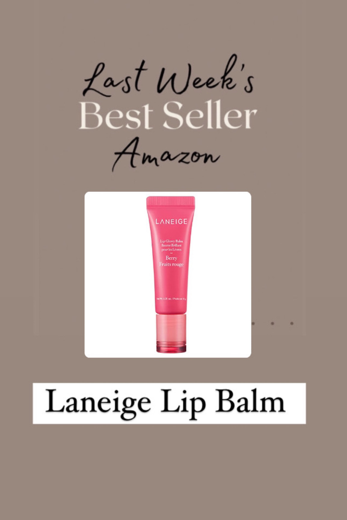 LANEIGE Lip Glowy Balm curated on LTK